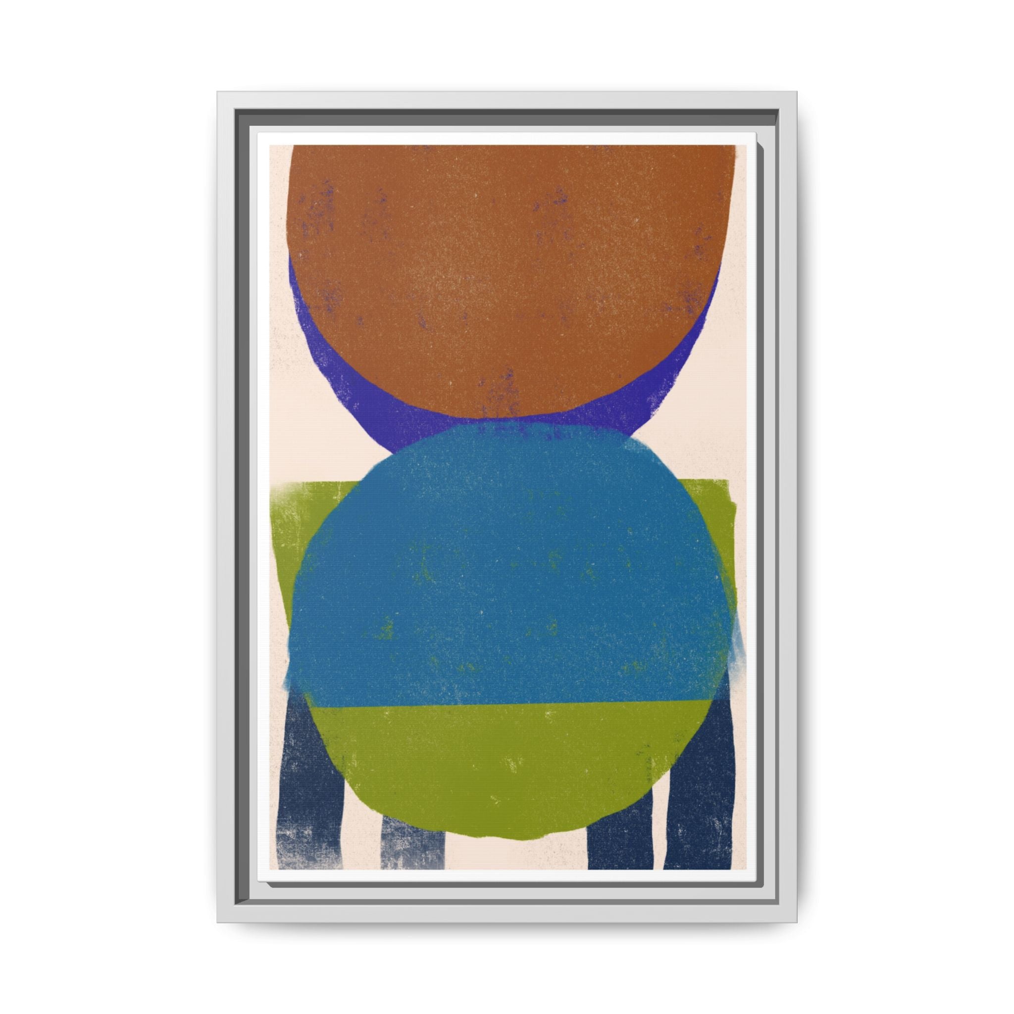 Azure Meadow Eclipse - Framed