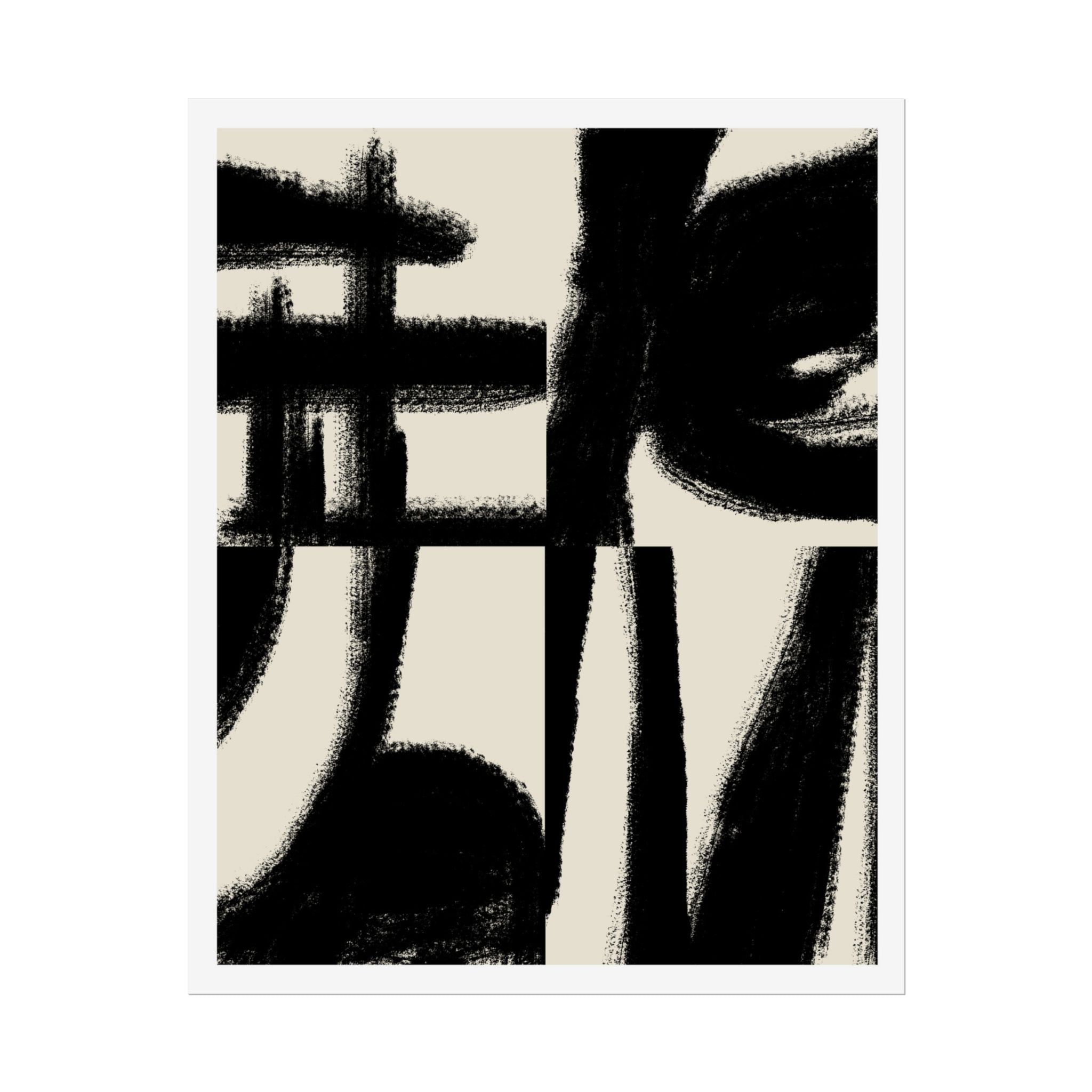 Midnight Gesture Fragments - Poster