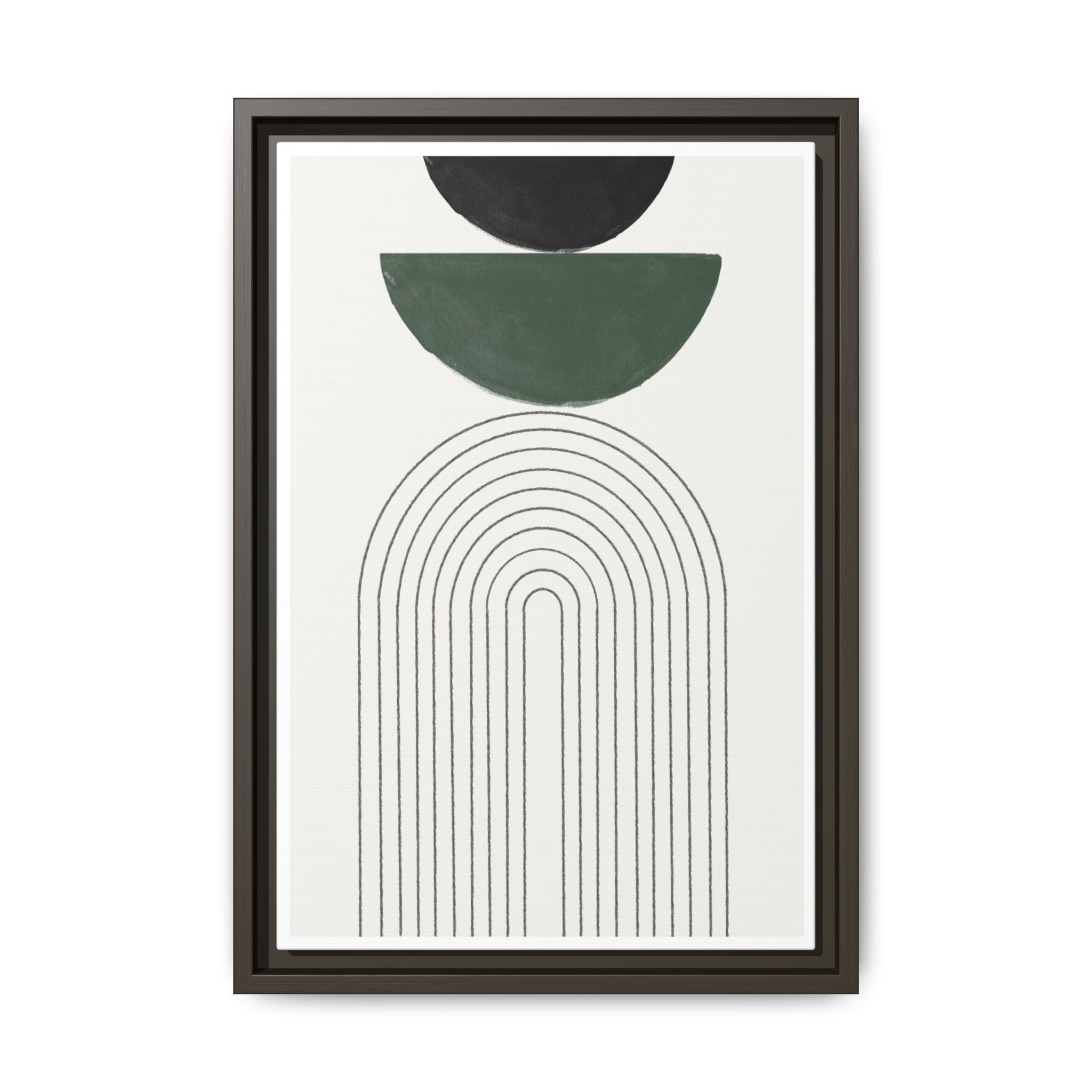 Emerald Arc Horizon - Framed