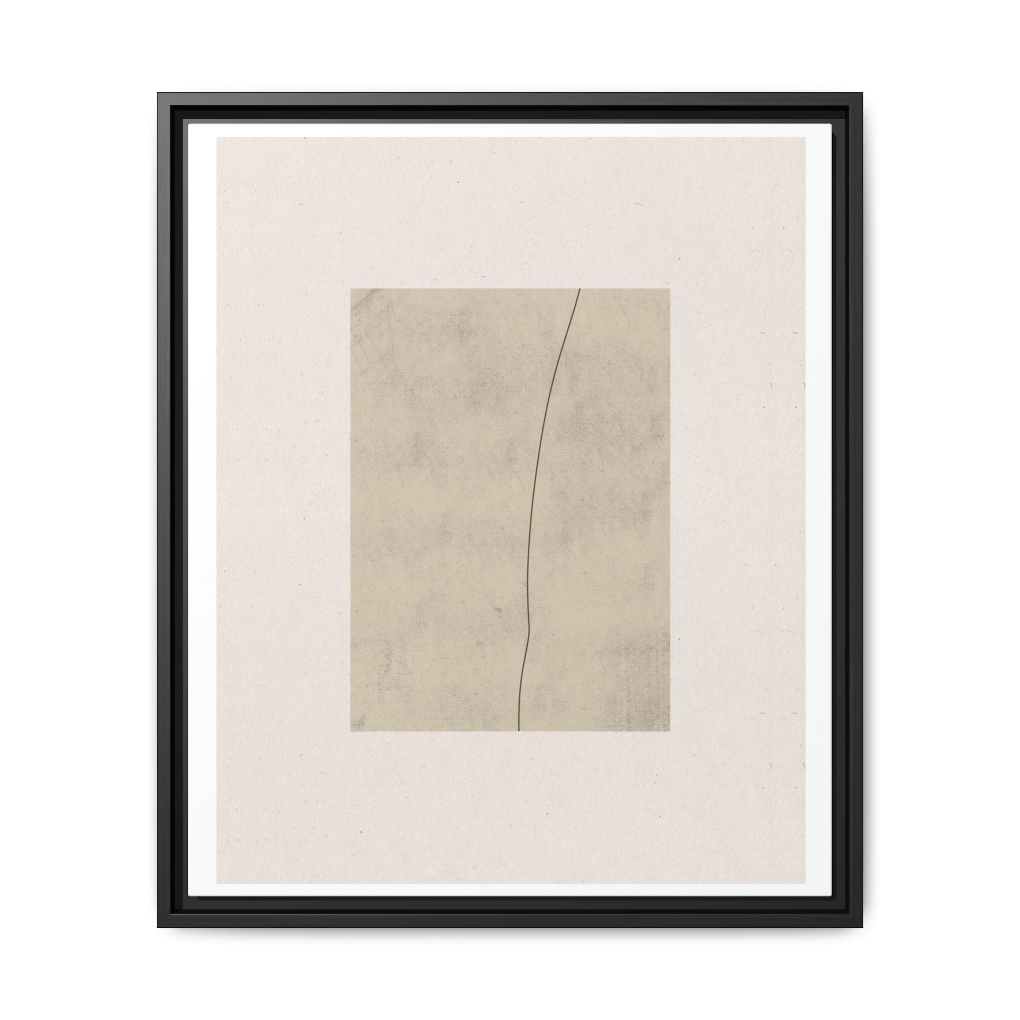 Quiet Contour Passage - Framed