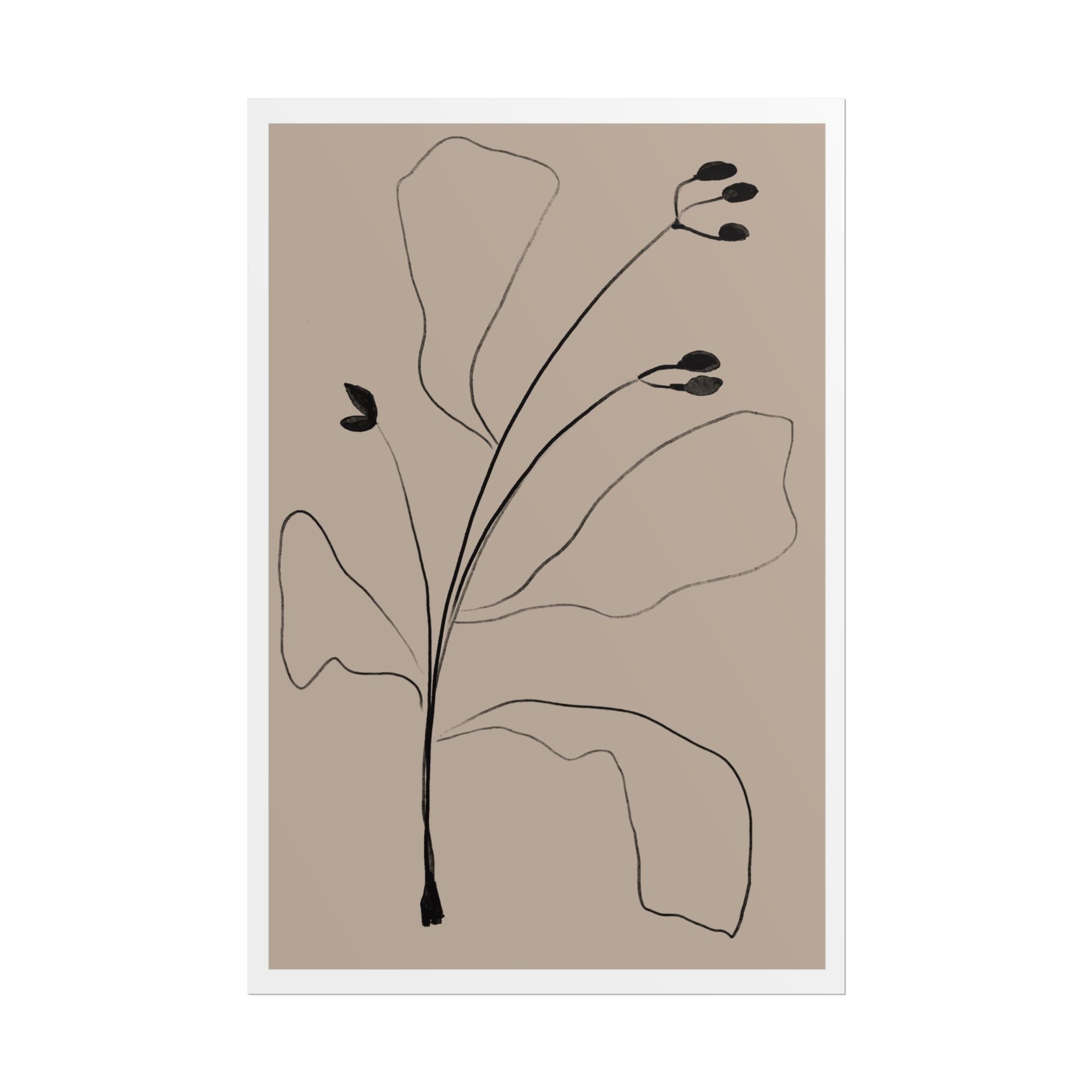 Quiet Botanical Gesture - Poster
