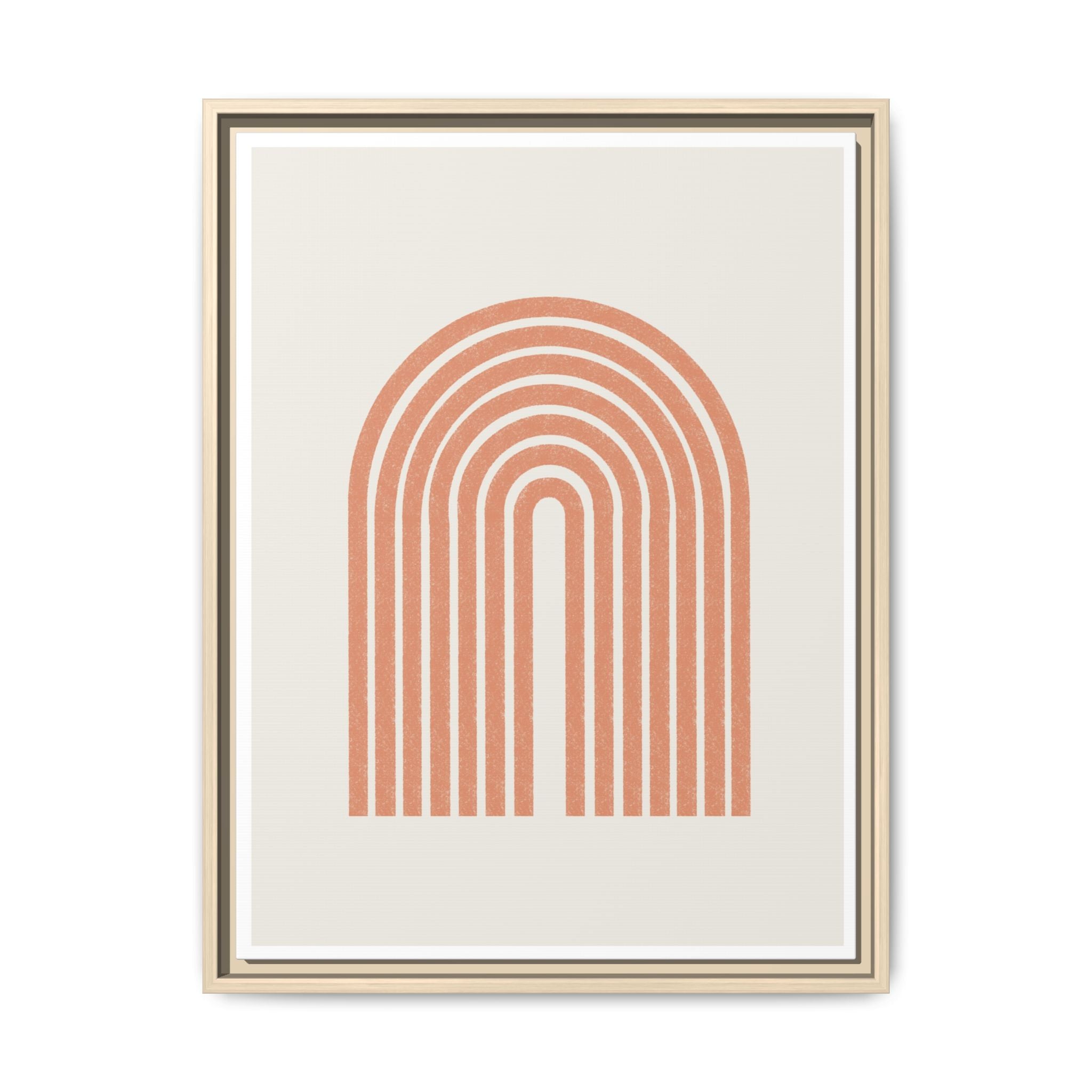 Terracotta Arc Whisper - Framed