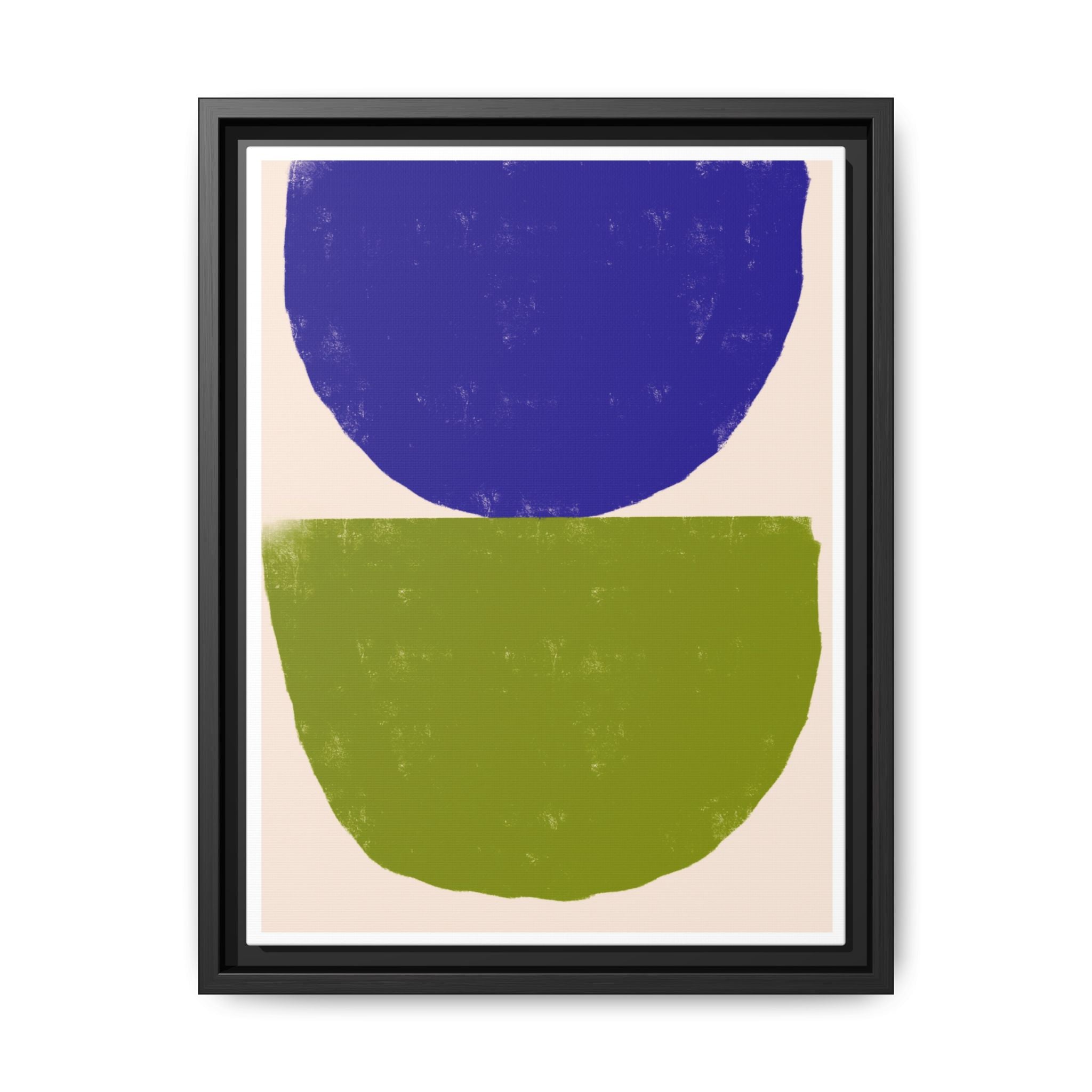 Cobalt Meadow Balance - Framed