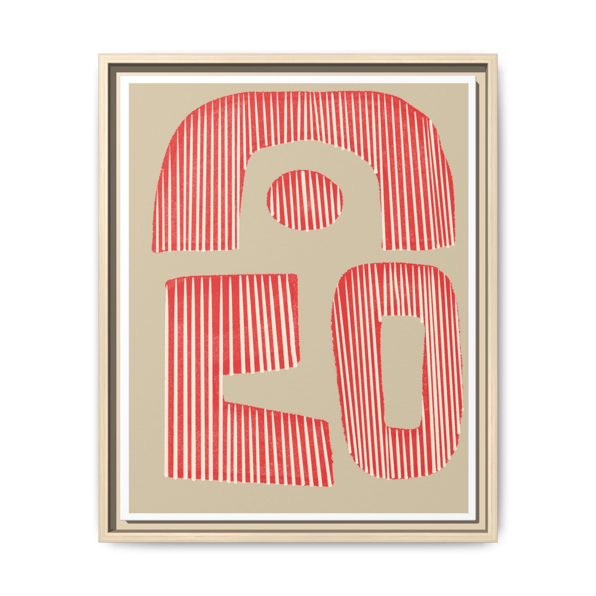 Coral Echo Forms - Framed