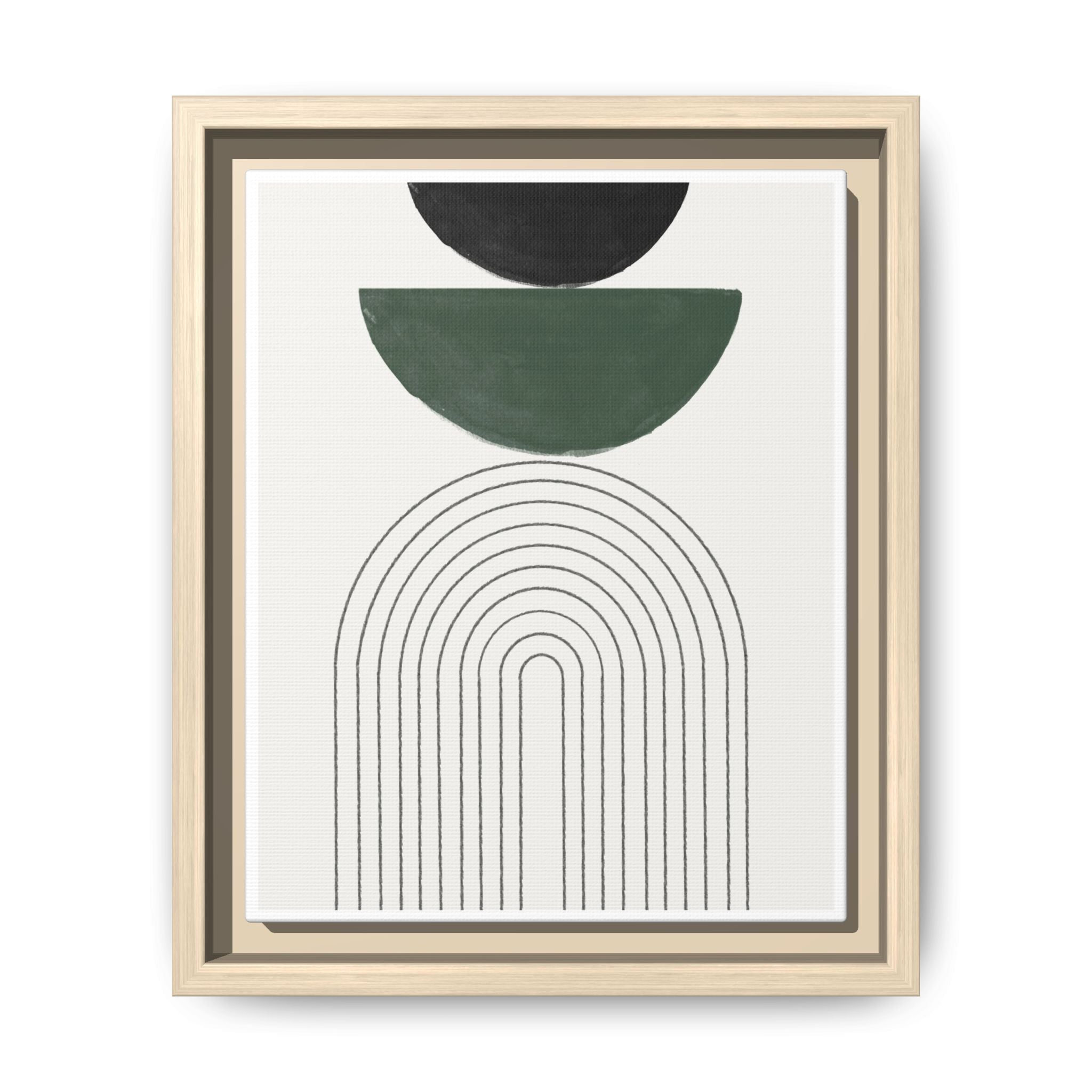 Emerald Arc Horizon - Framed