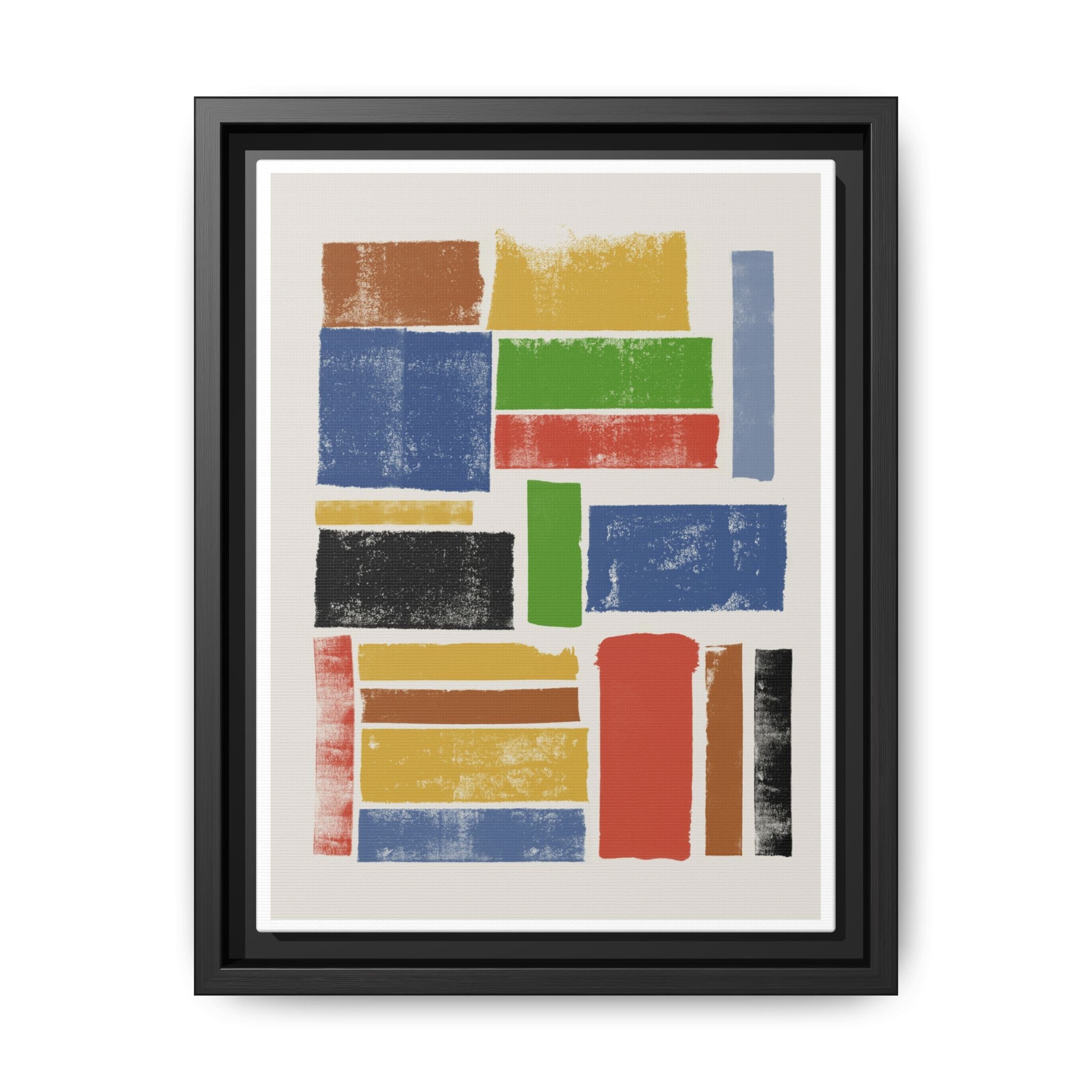Playful Color Rhythm - Framed