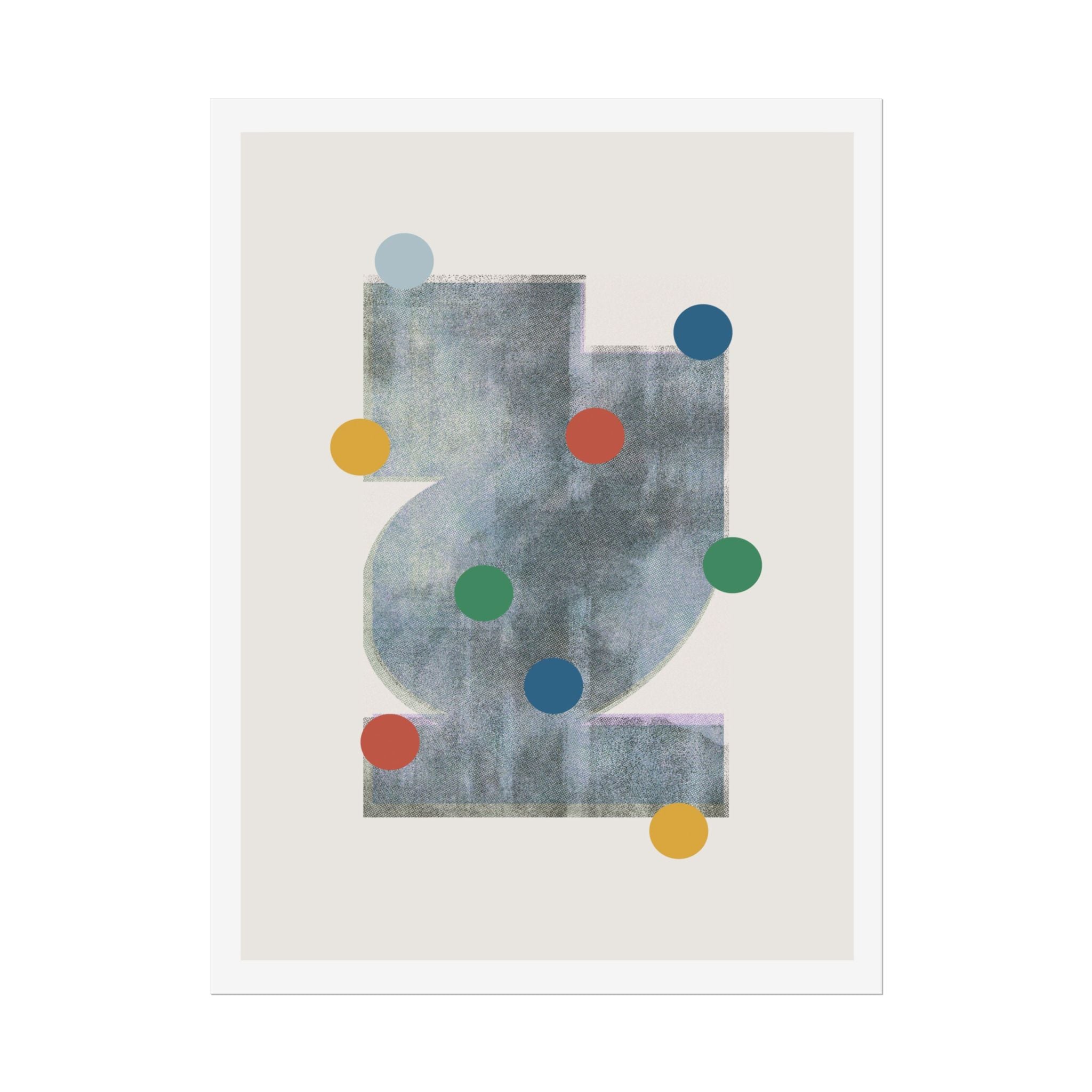 Muted Geometry Reverie - Poster