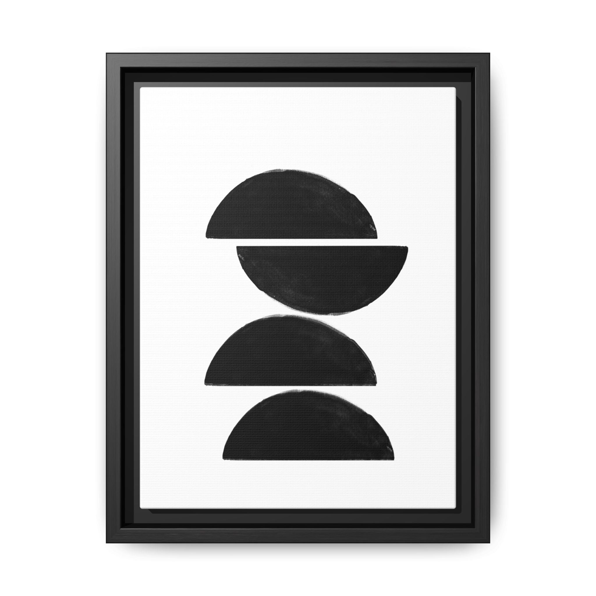 Noir Horizon Rhythm - Framed