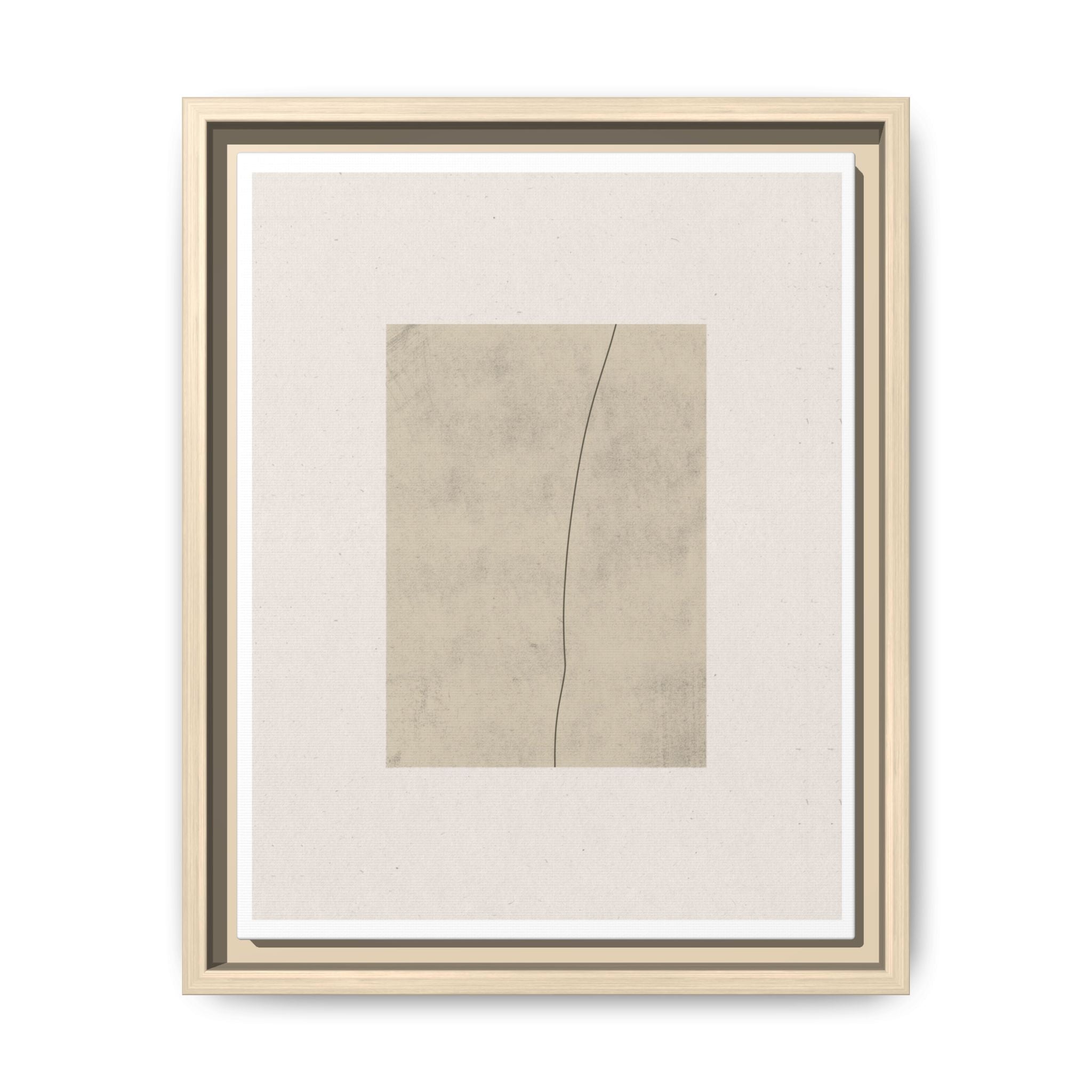 Quiet Contour Passage - Framed