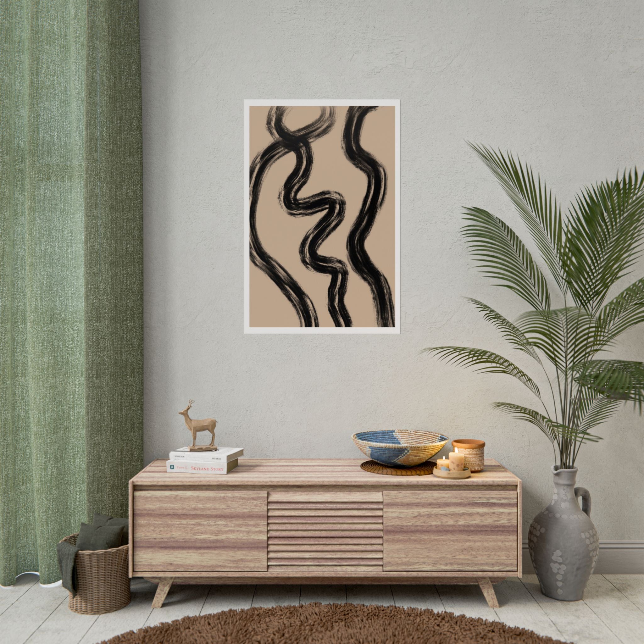 Midnight Current Lines - Poster