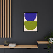 Cobalt Meadow Balance - Framed