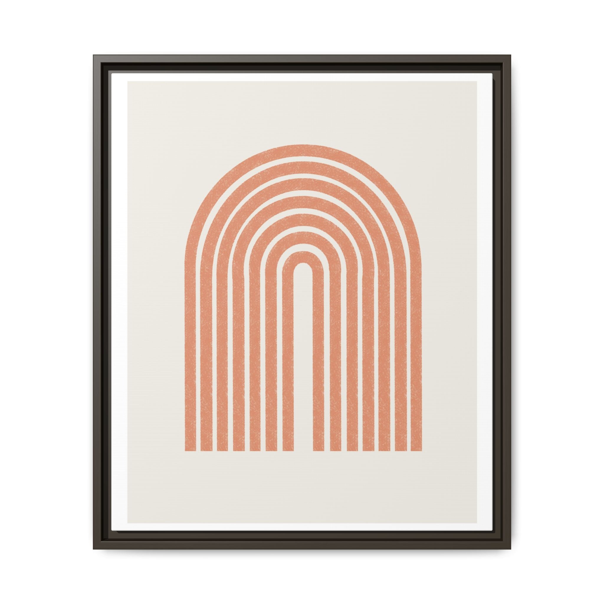 Terracotta Arc Whisper - Framed