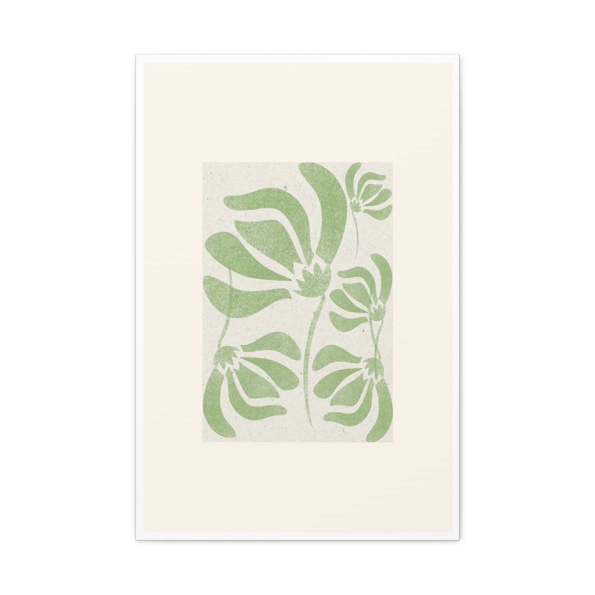 Verdant Bloom Harmony - Canvas