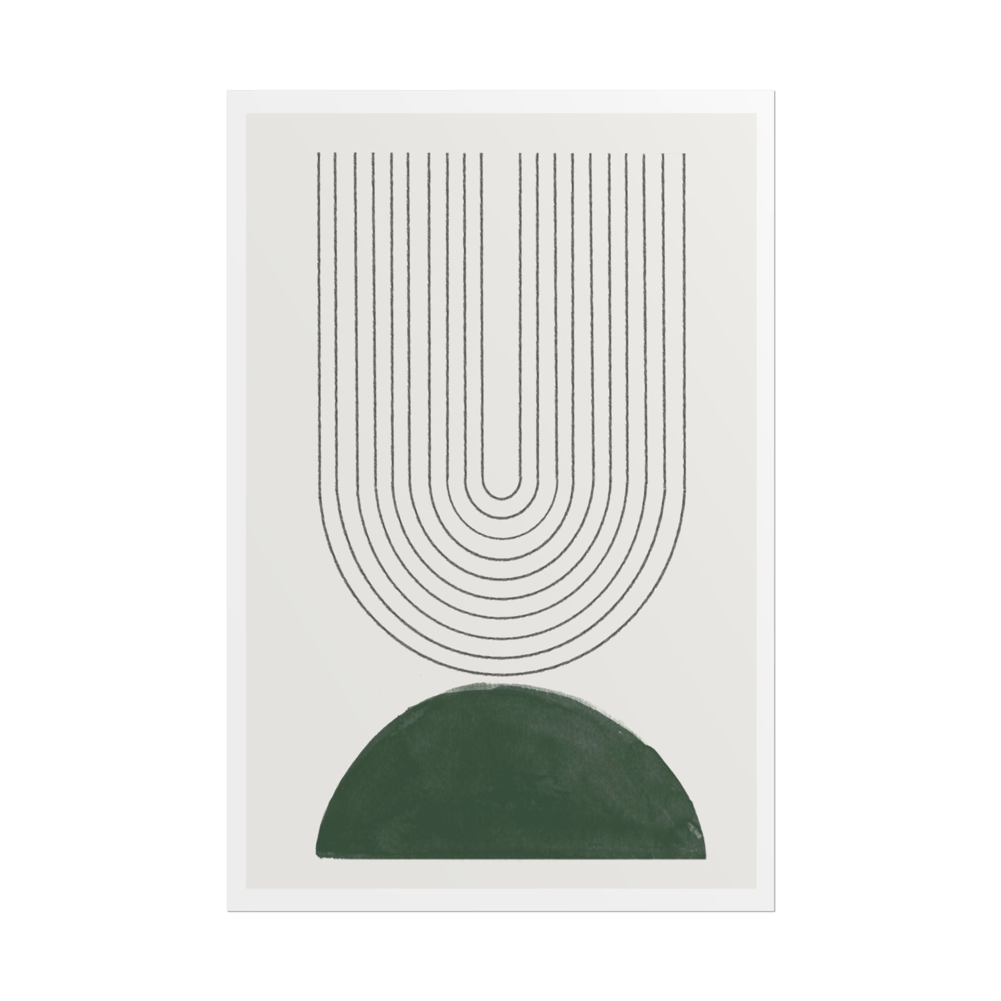 Emerald Echo Pathways - Poster