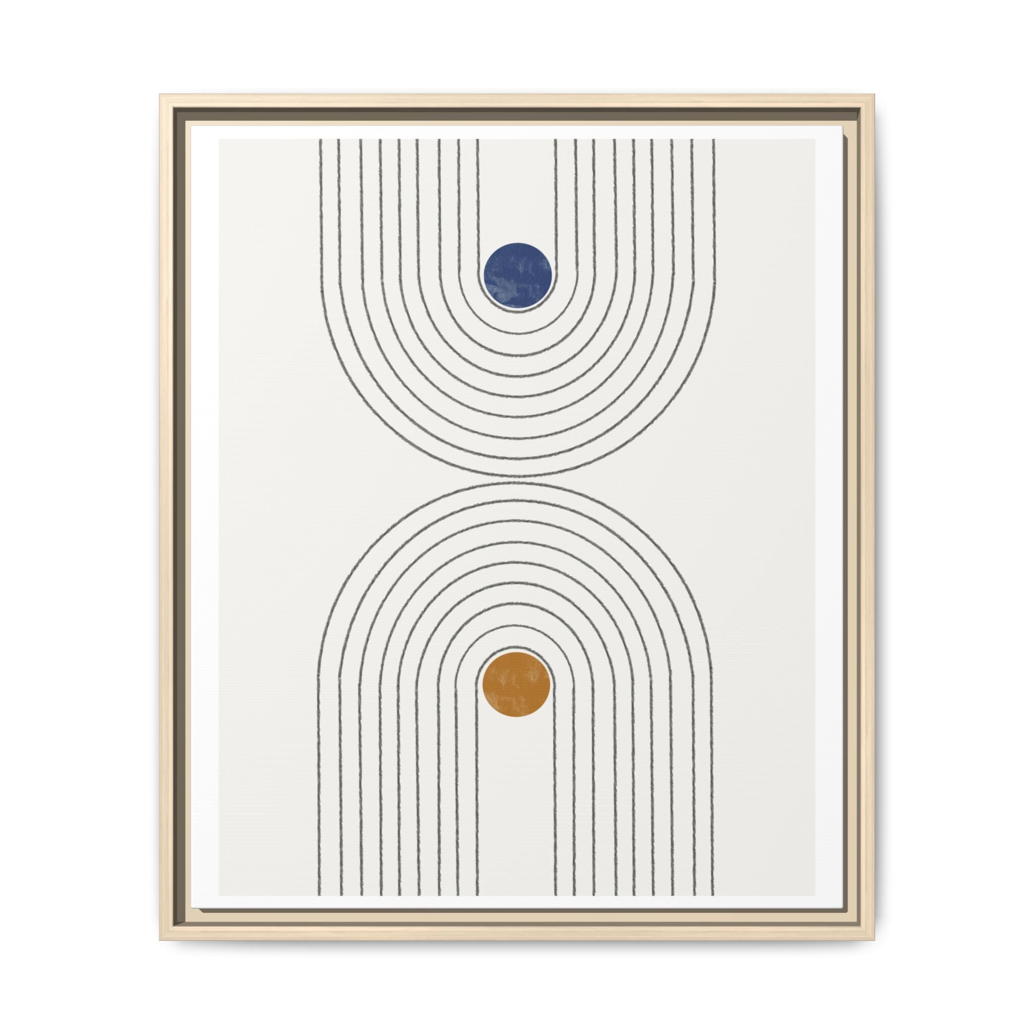 Dual Orbit Rhythm - Framed