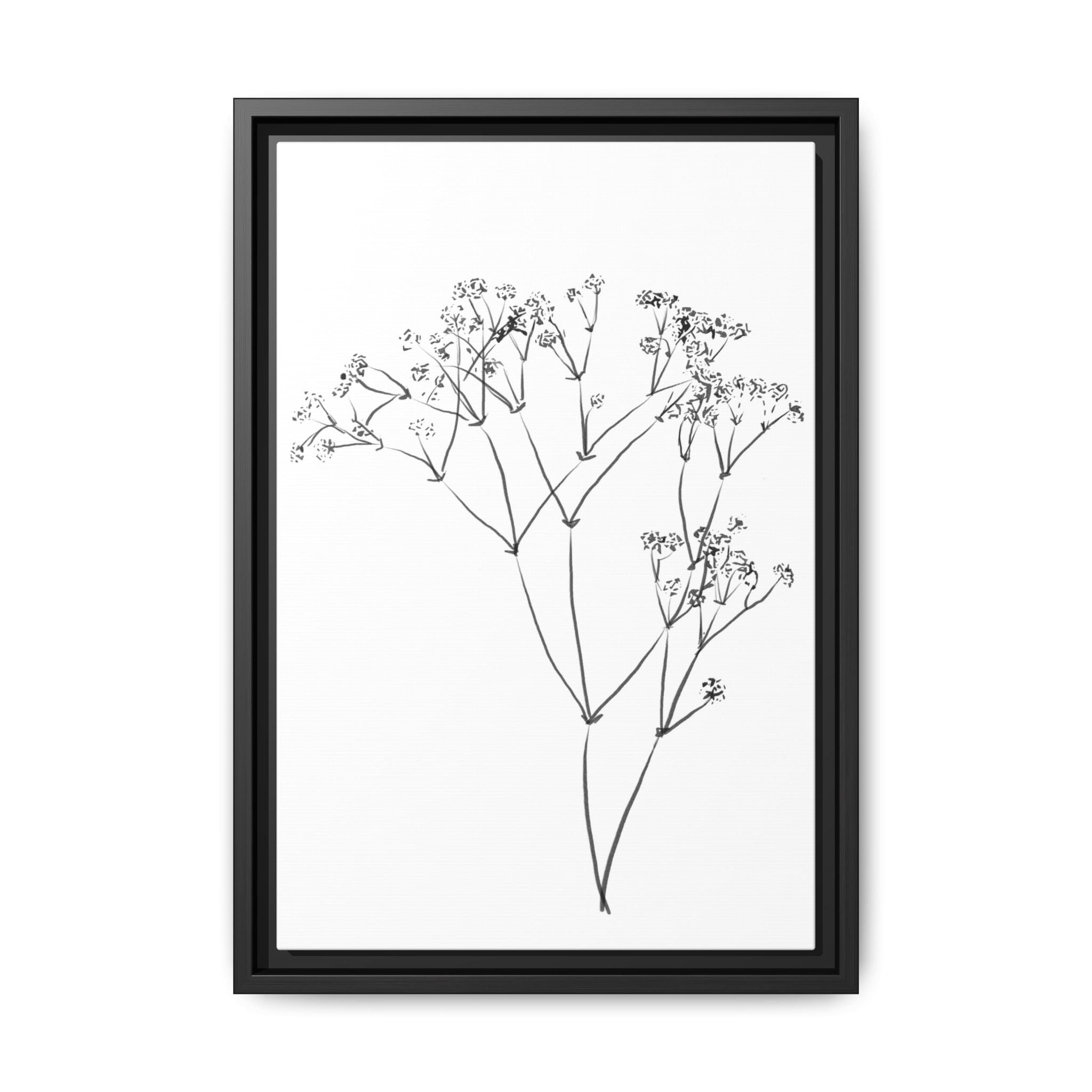 Whispering Meadow Sketch - Framed