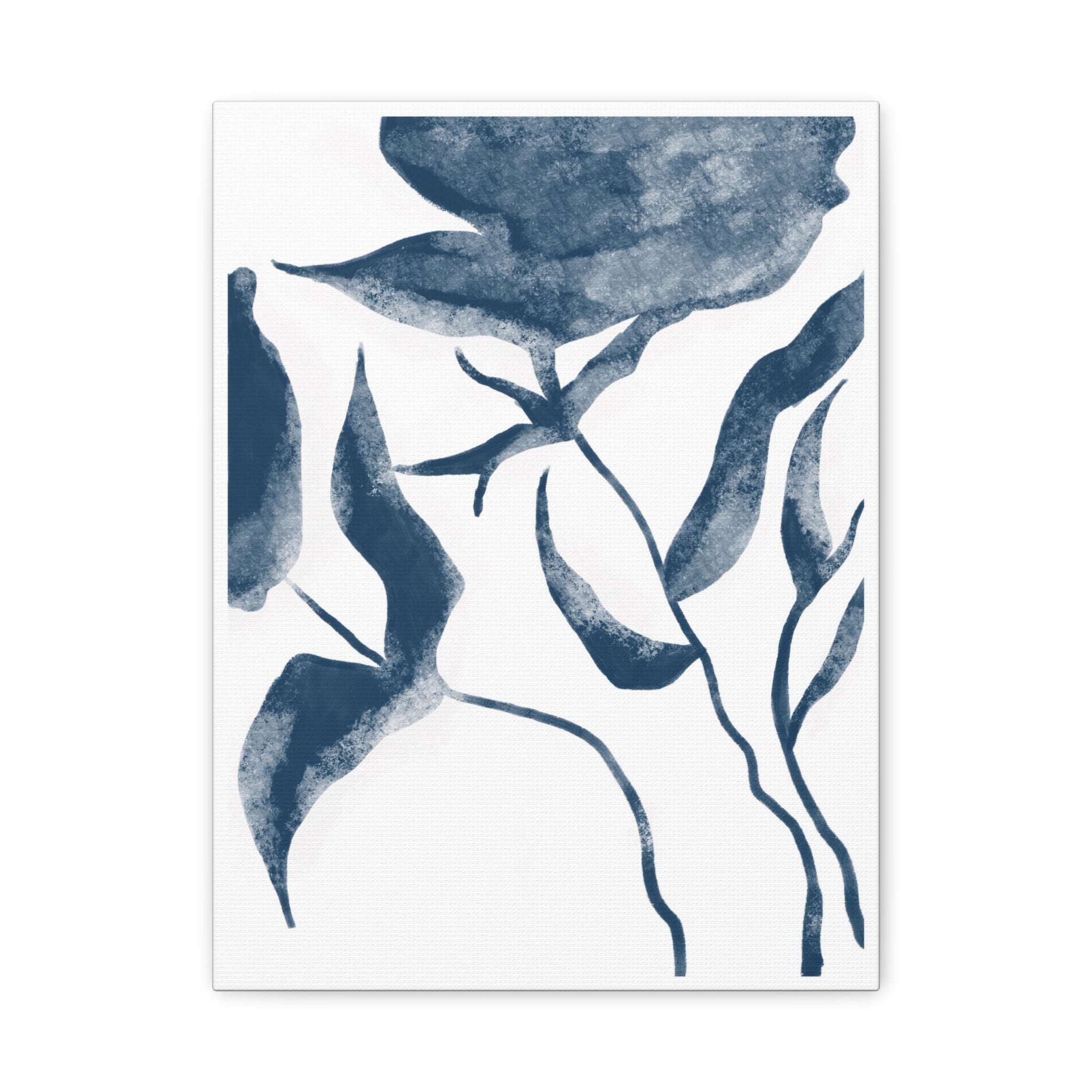 Indigo Bloom Reverie - Canvas
