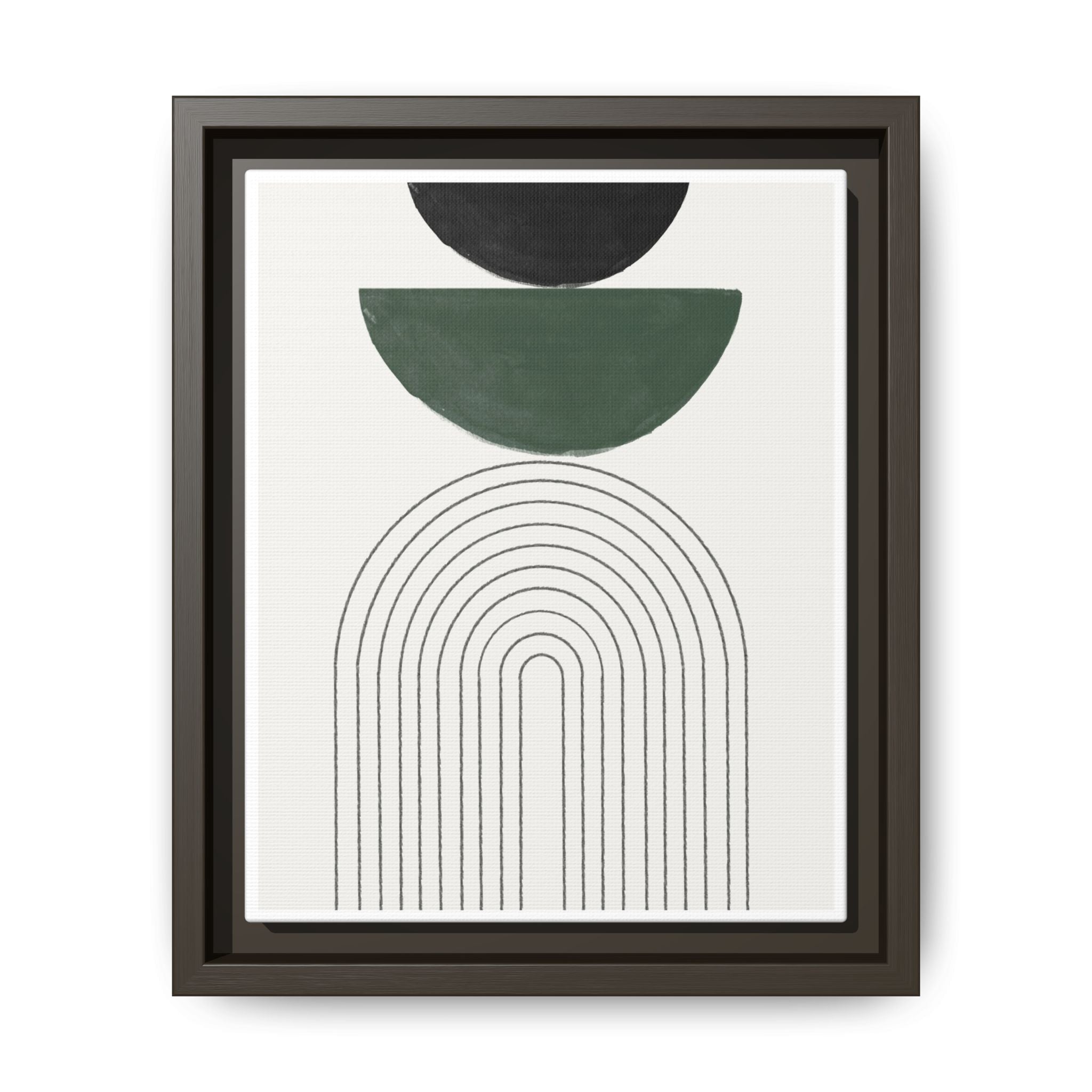Emerald Arc Horizon - Framed