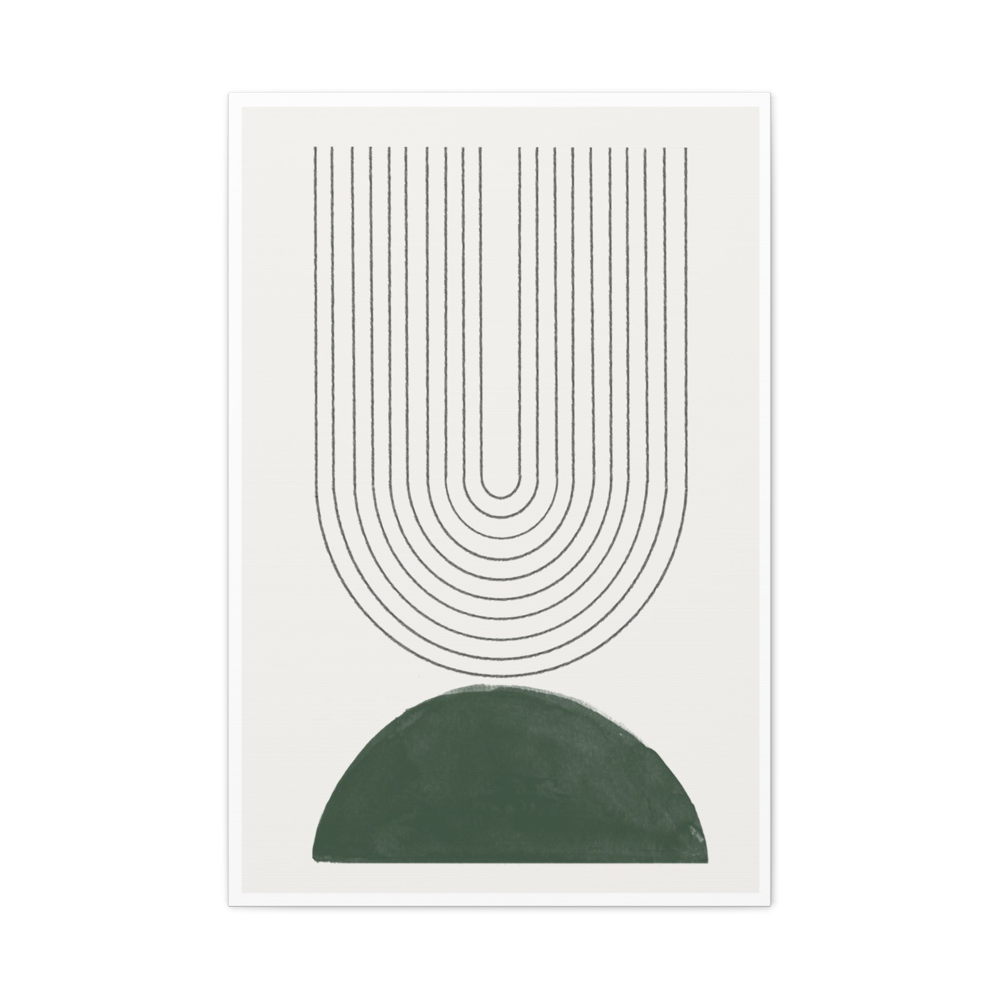Emerald Echo Pathways - Canvas