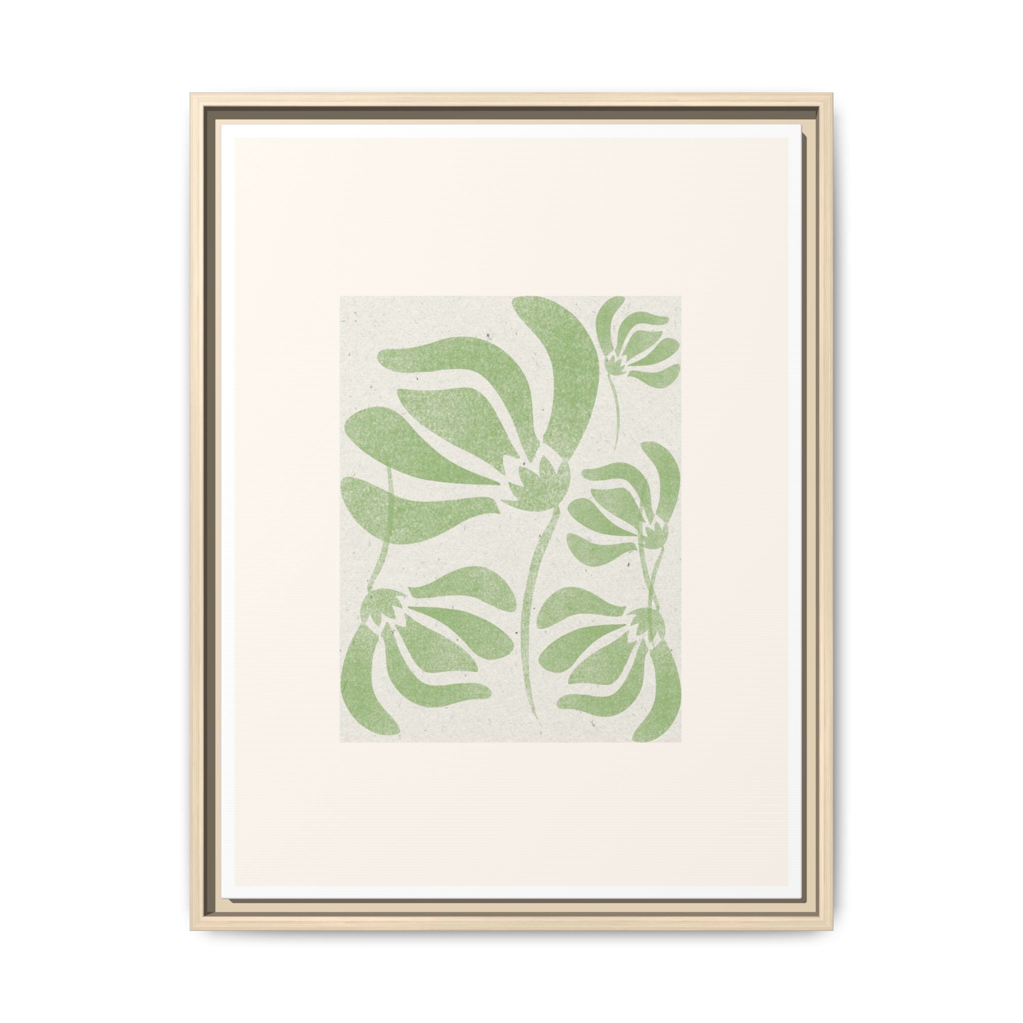 Verdant Bloom Harmony - Framed