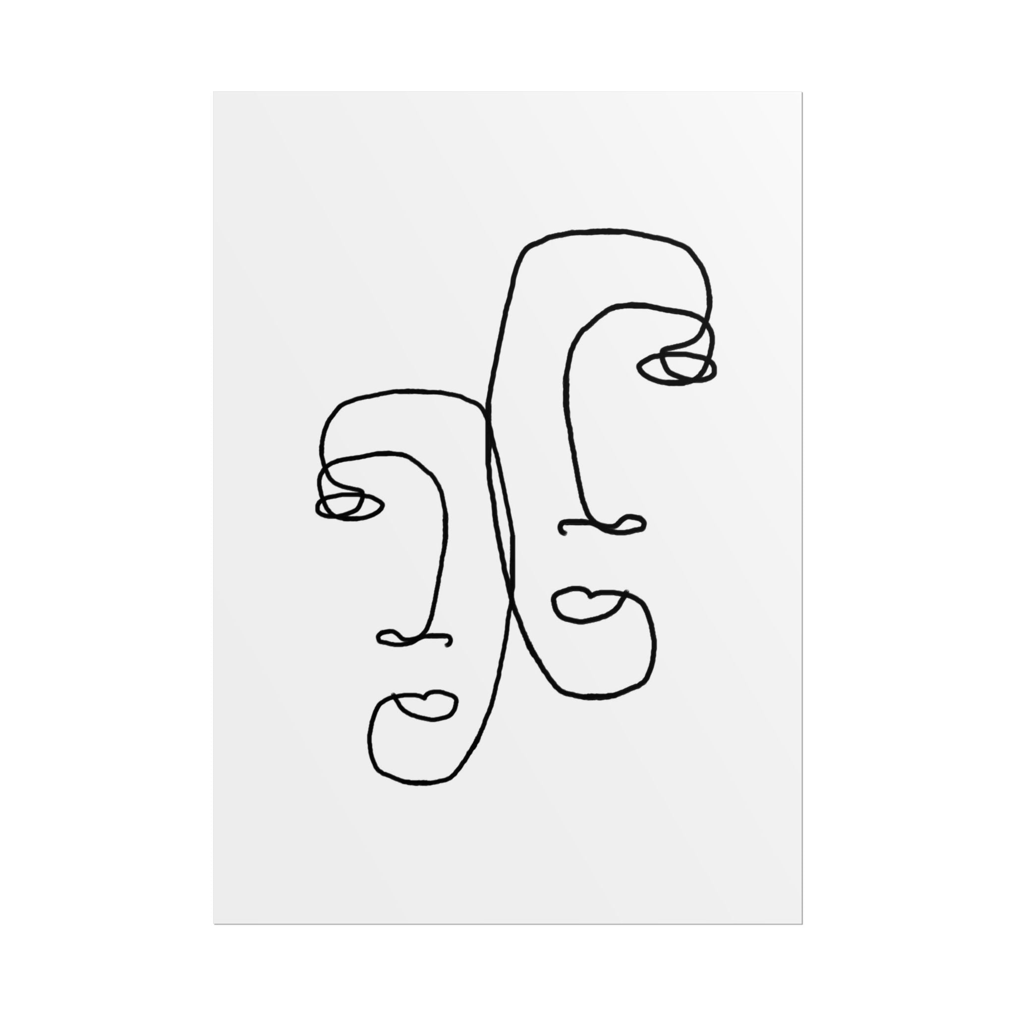 Silent Dual Reflections - Poster