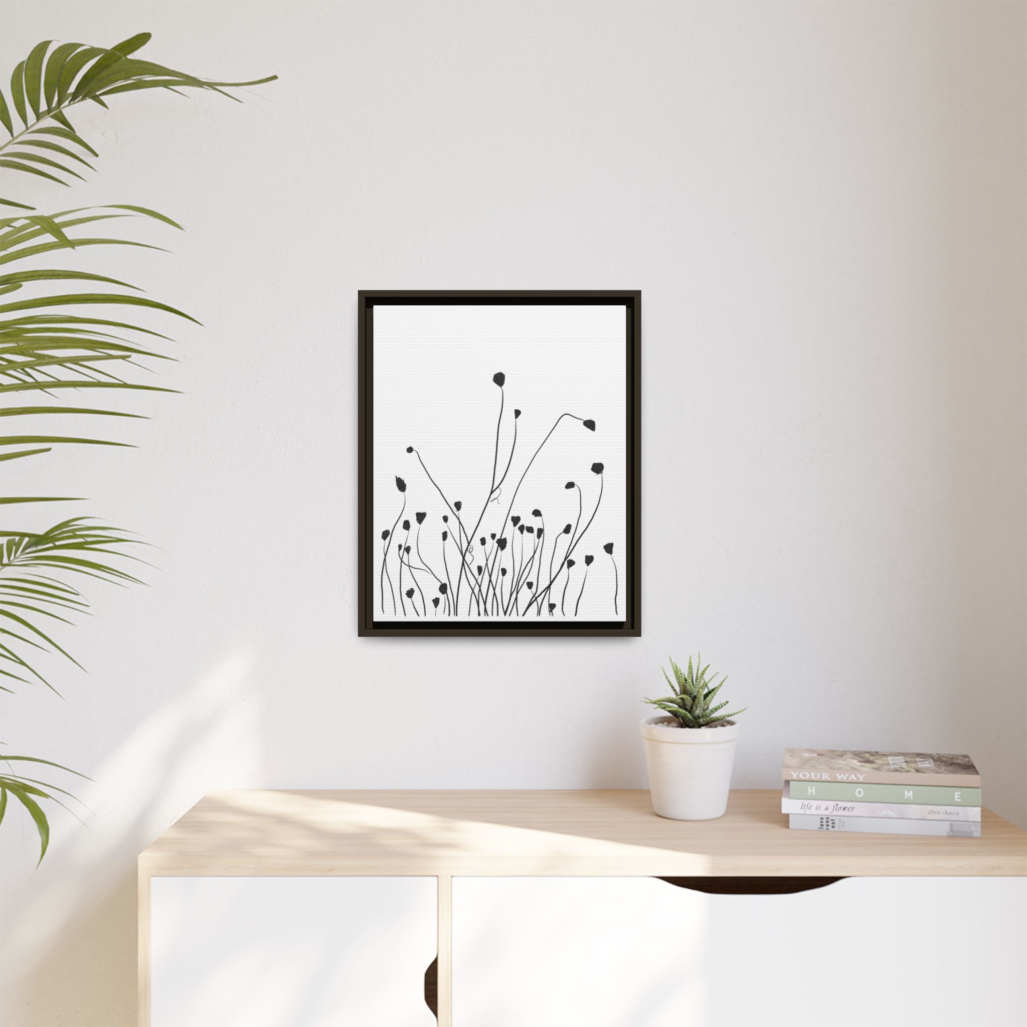 Silent Bloom Horizon - Framed