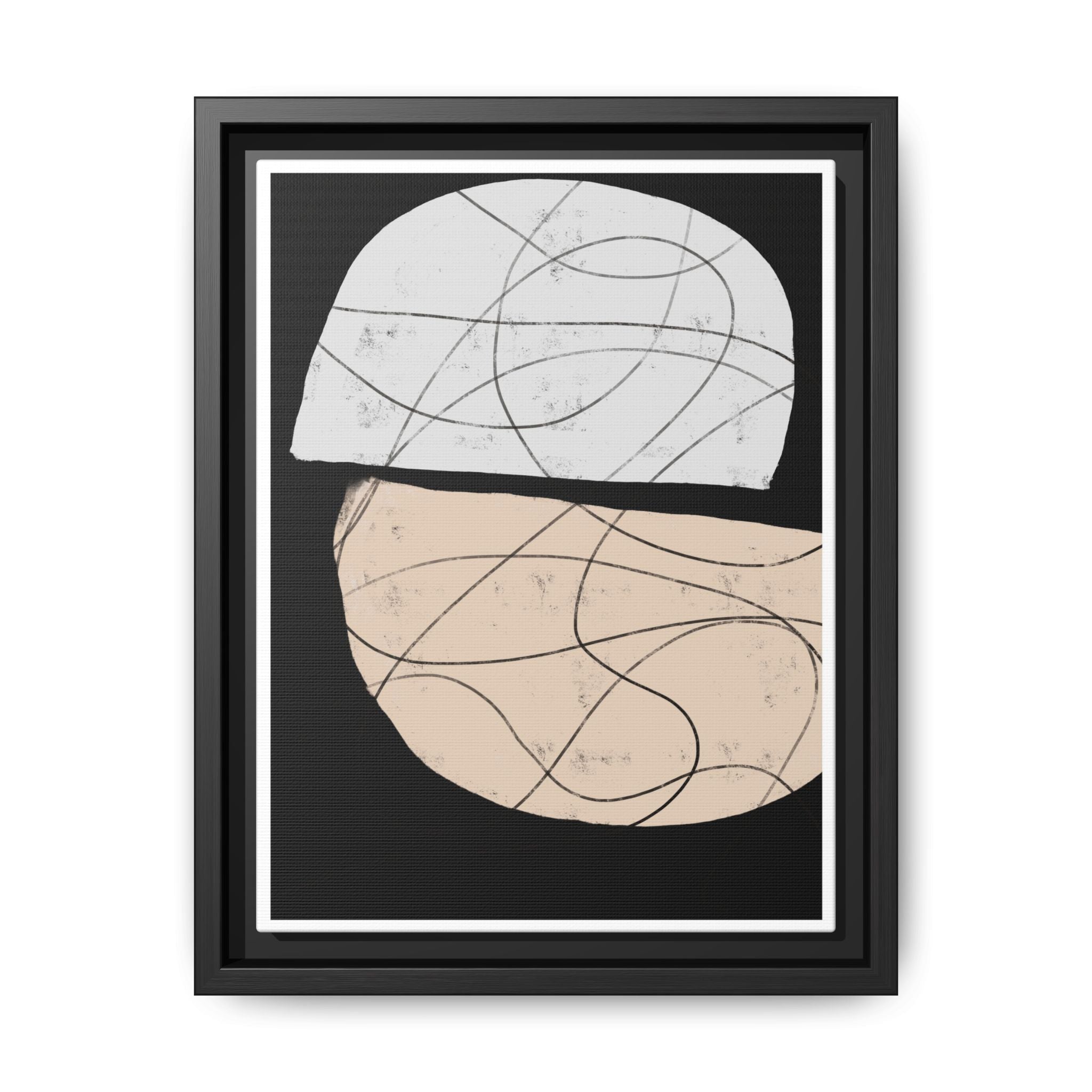 Nocturne Orbit Lines - Framed
