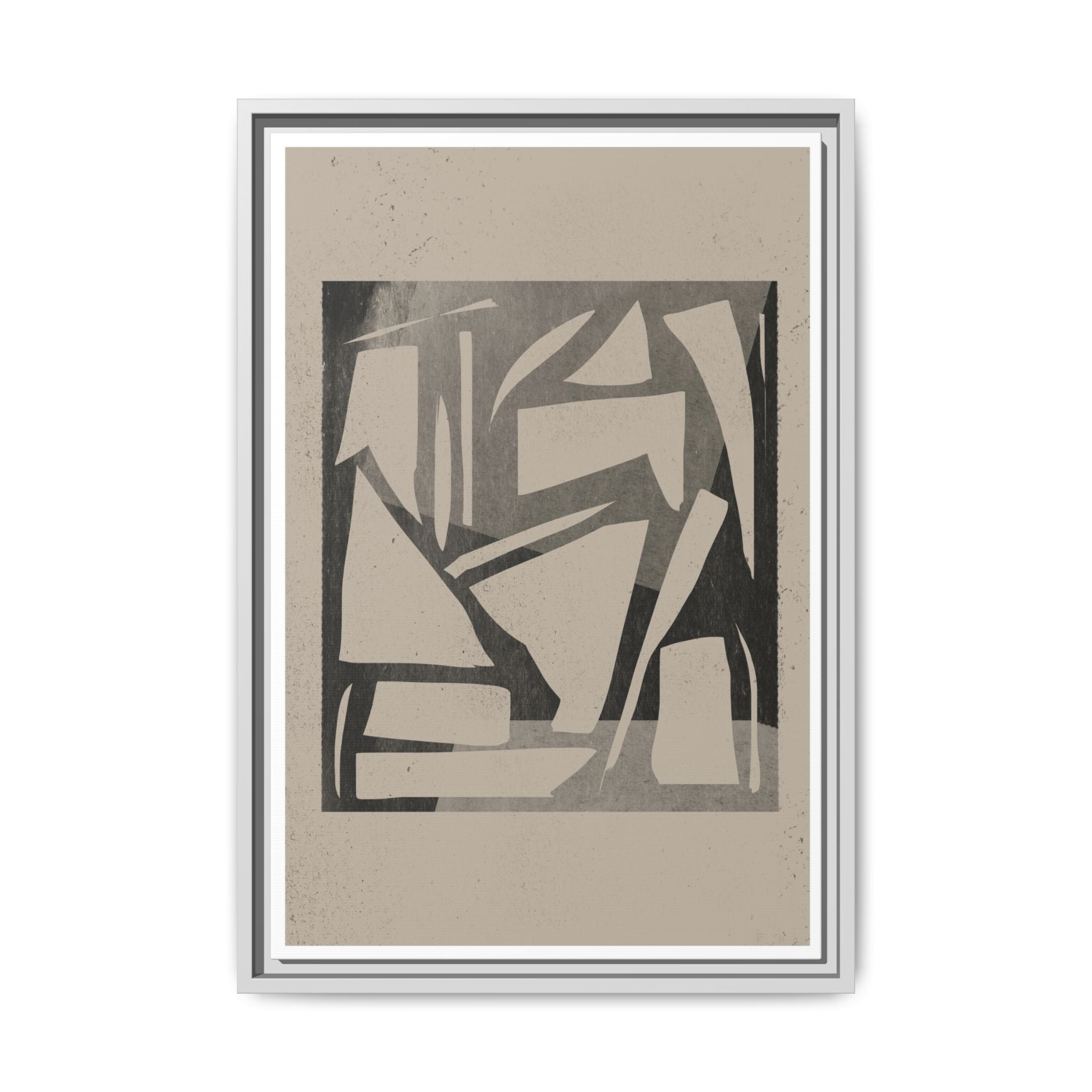 Shadow Fragment Rhythm Study - Framed