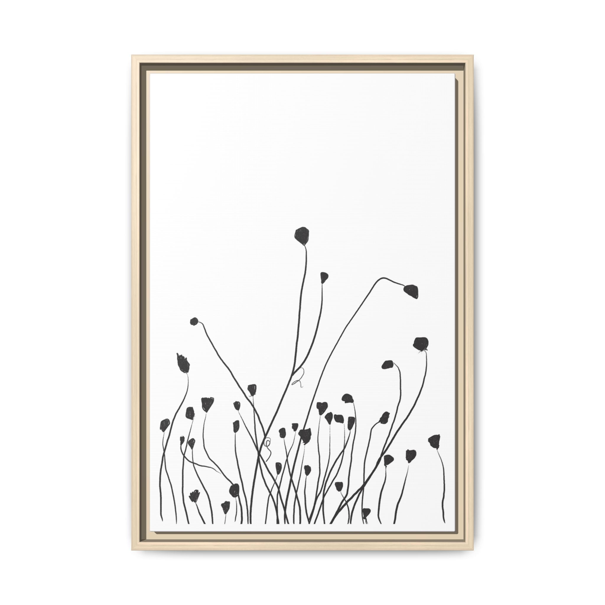 Silent Bloom Horizon - Framed