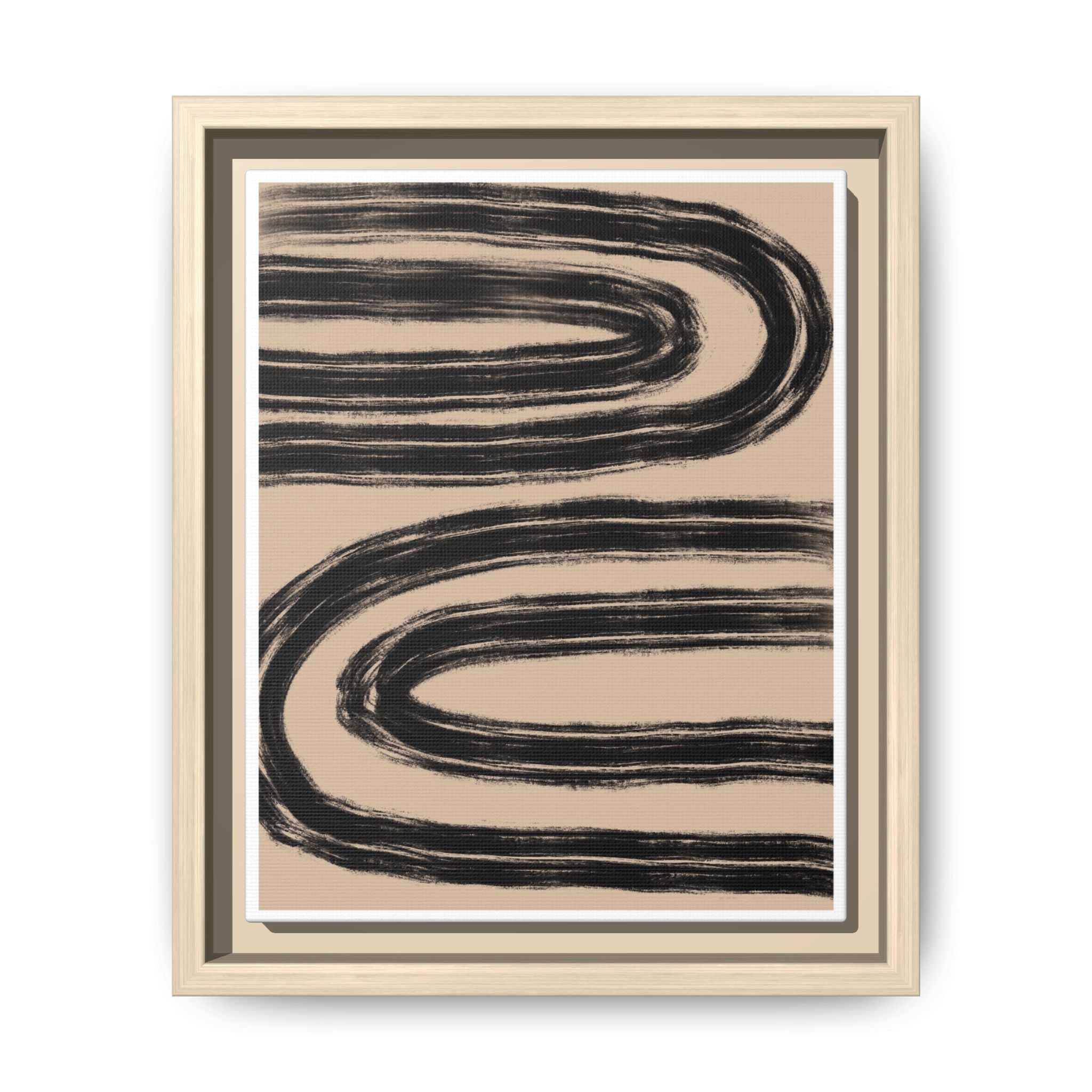 Midnight Current Echoes - Framed