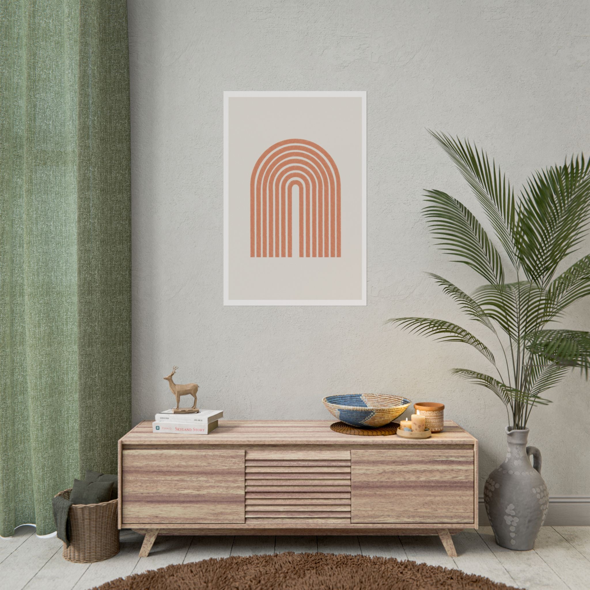 Terracotta Arc Whisper - Poster
