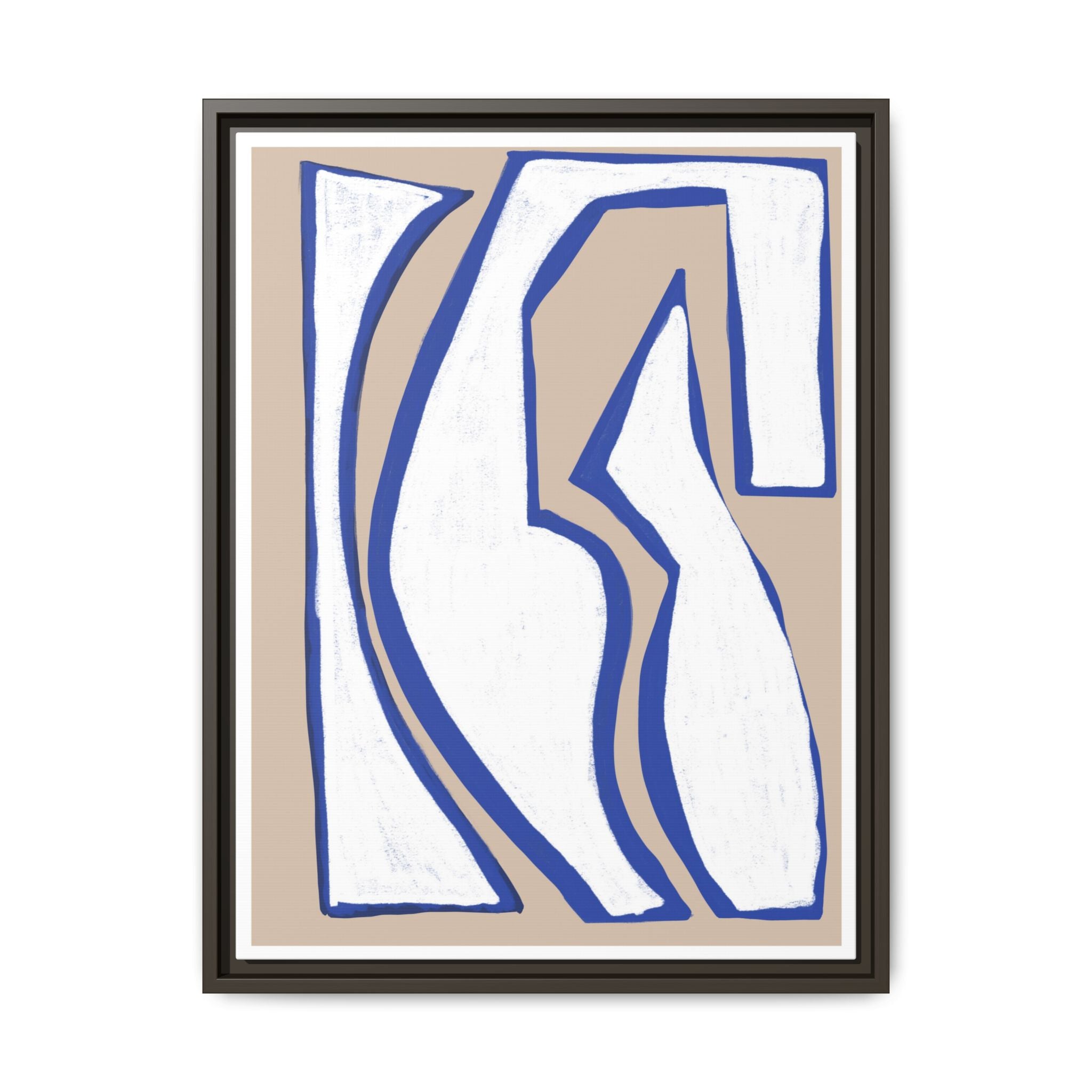 Cobalt Form Continuum - Framed