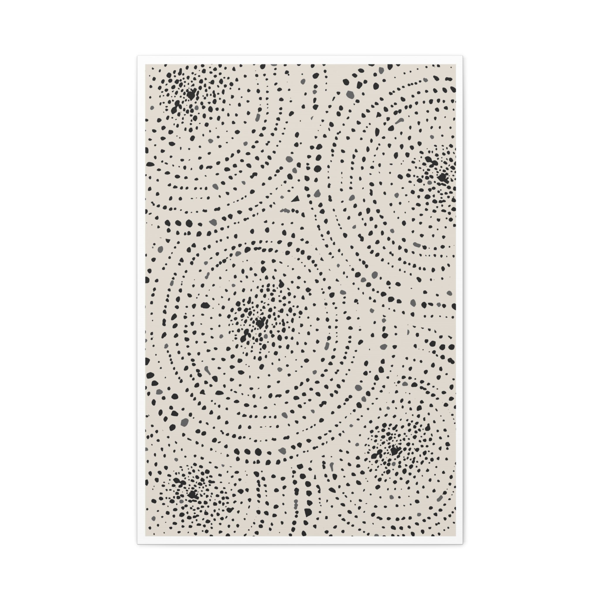 Celestial Pebble Drift Patterns - Canvas