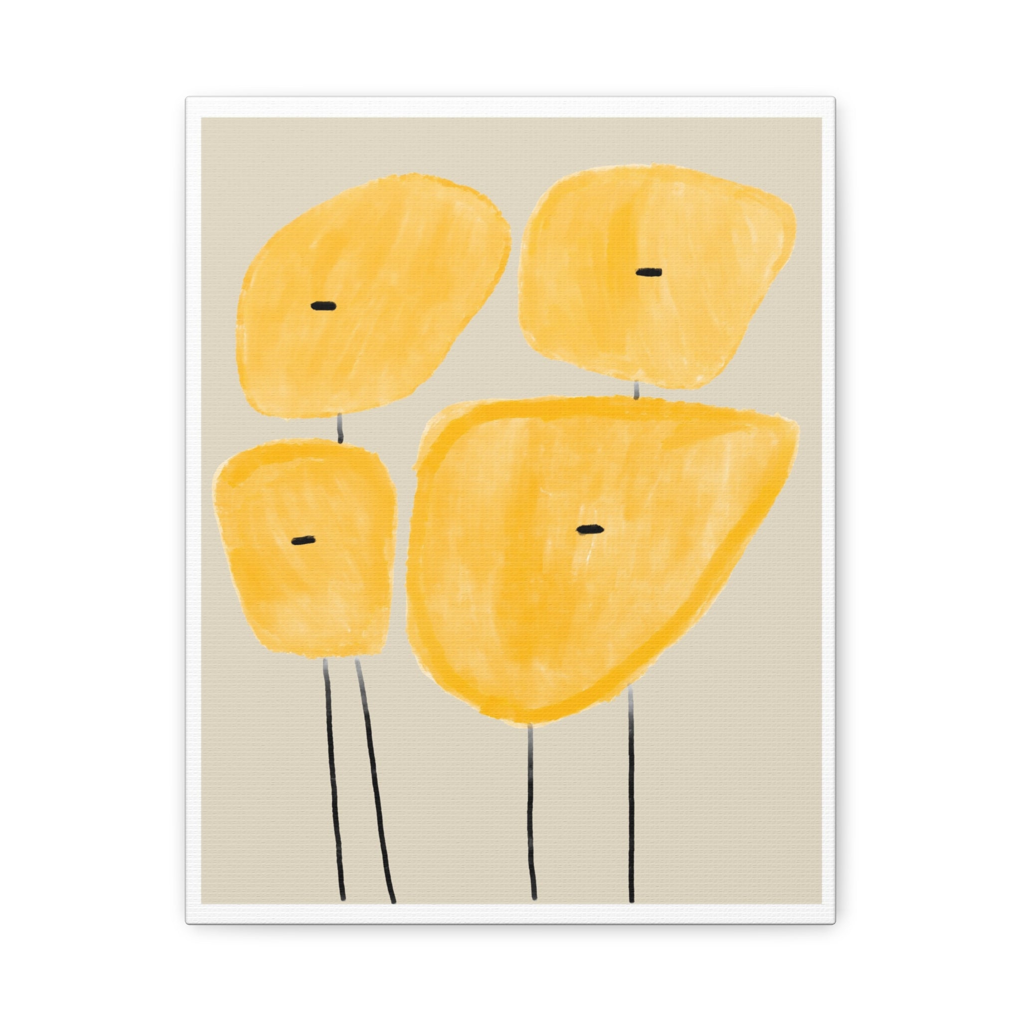 Golden Meadow Figures - Canvas