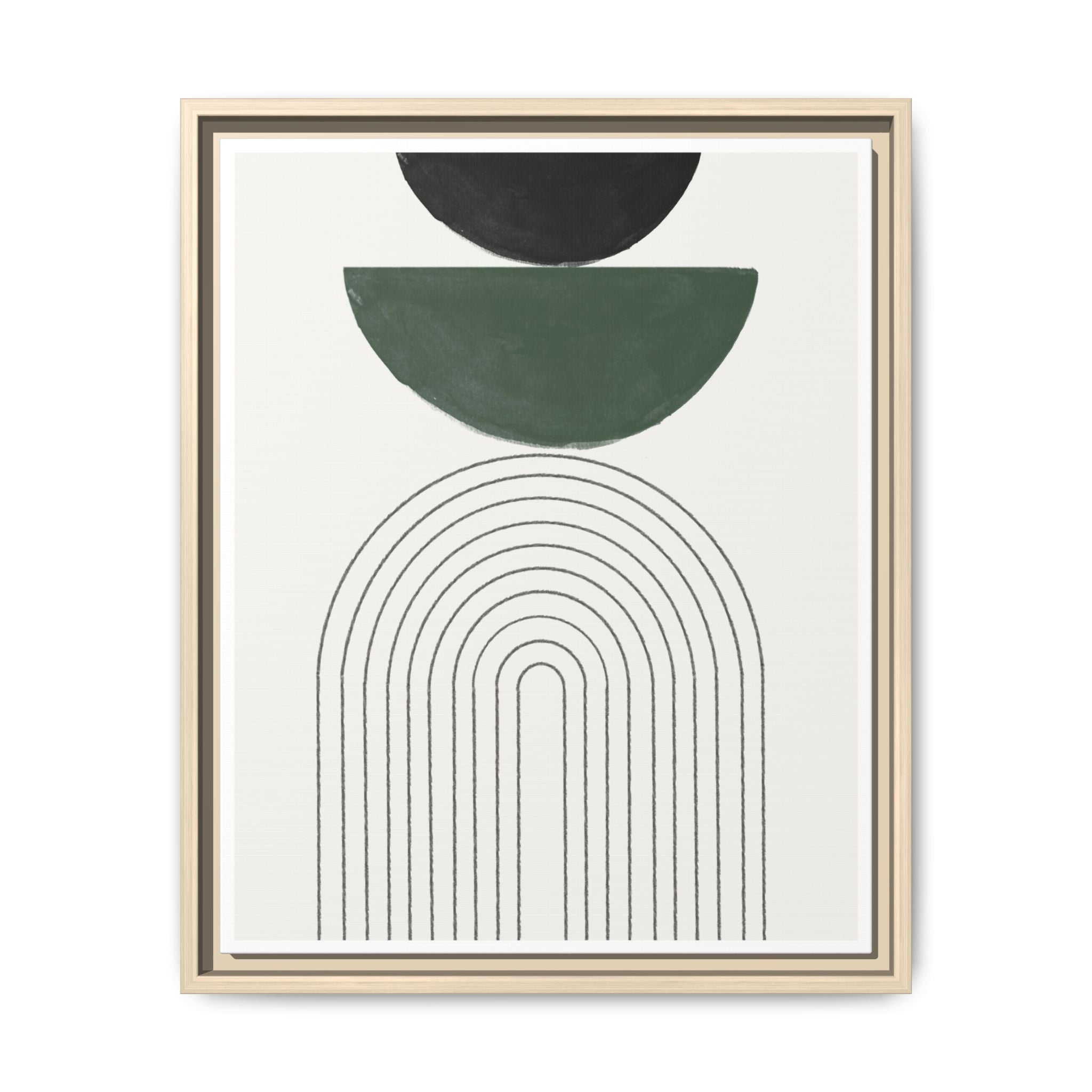 Emerald Arc Horizon - Framed