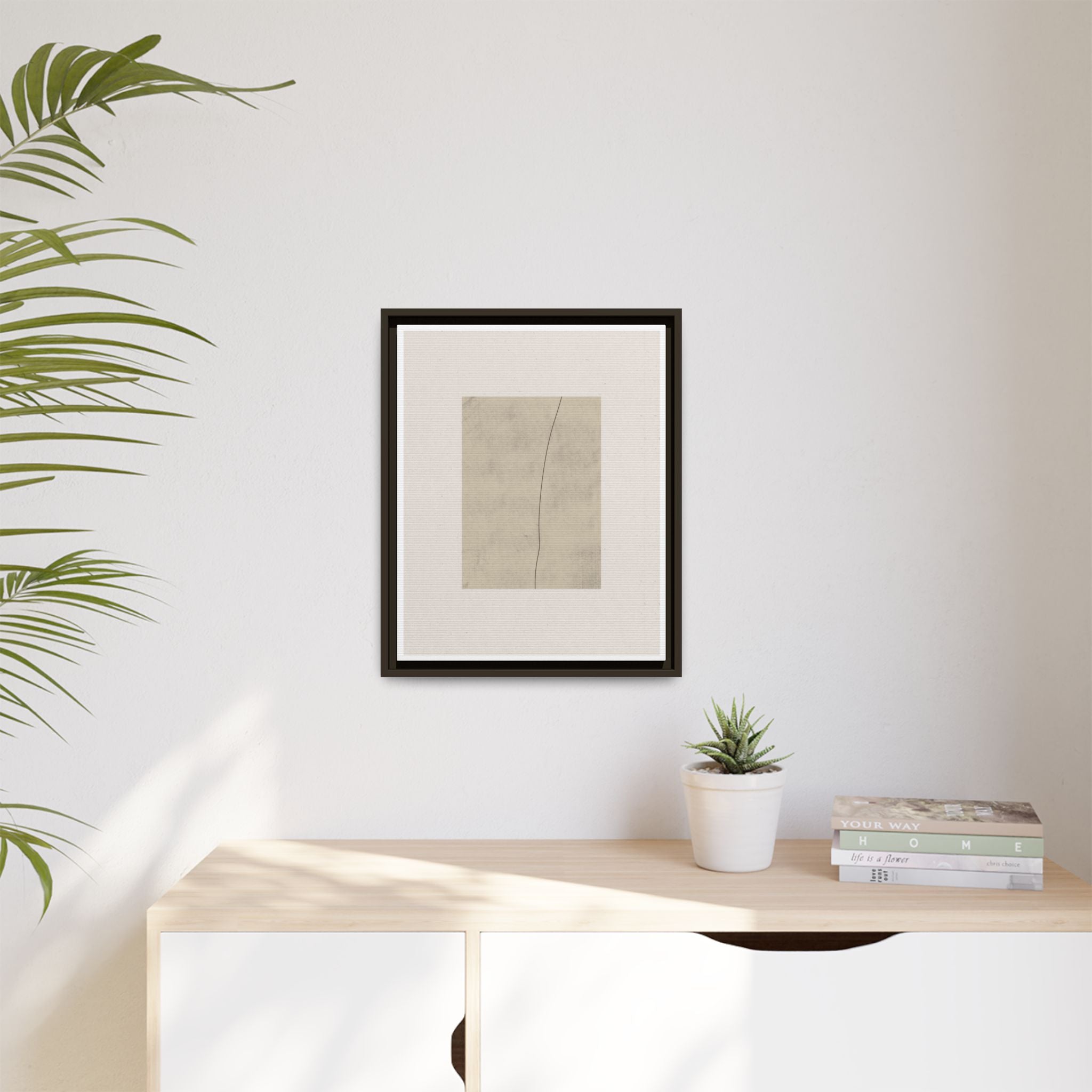 Quiet Contour Passage - Framed