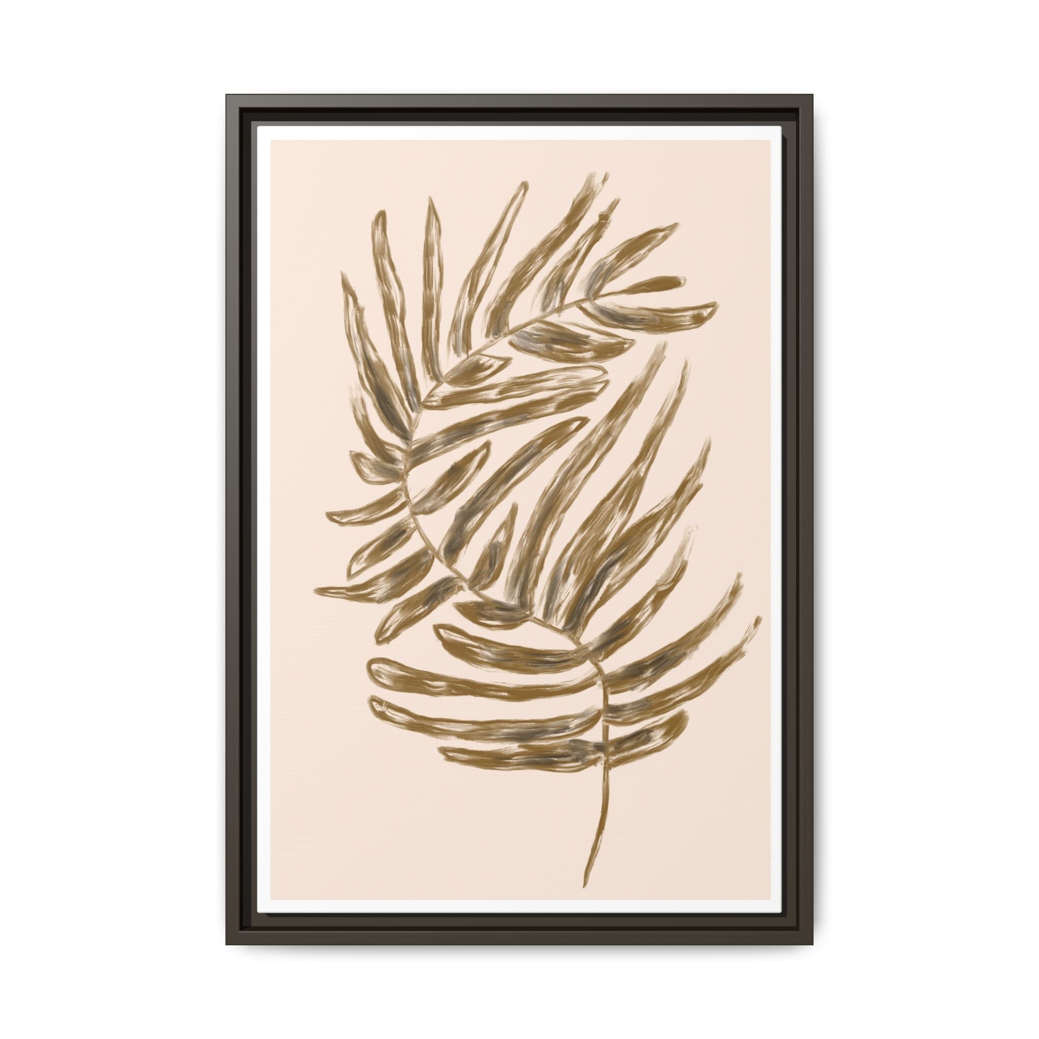 Golden Frond Reverie - Framed