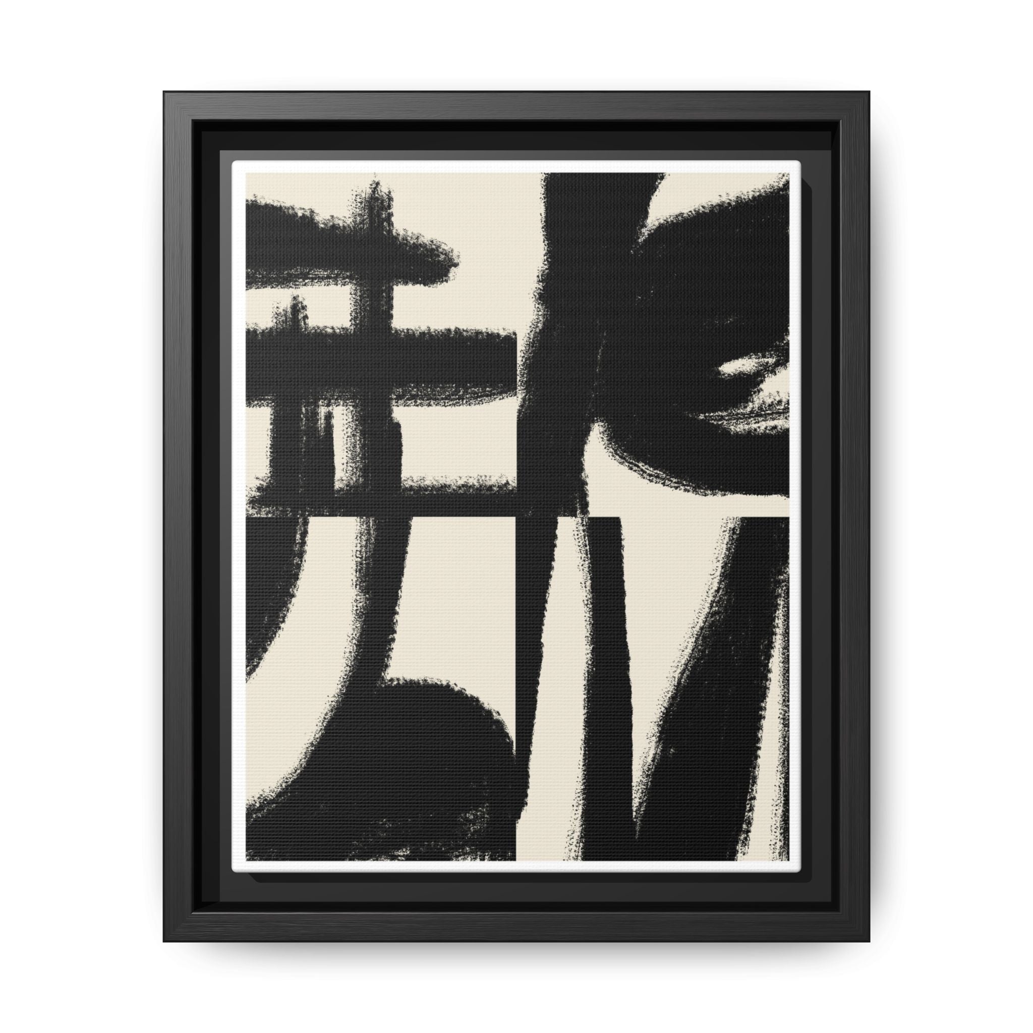 Midnight Gesture Fragments - Framed