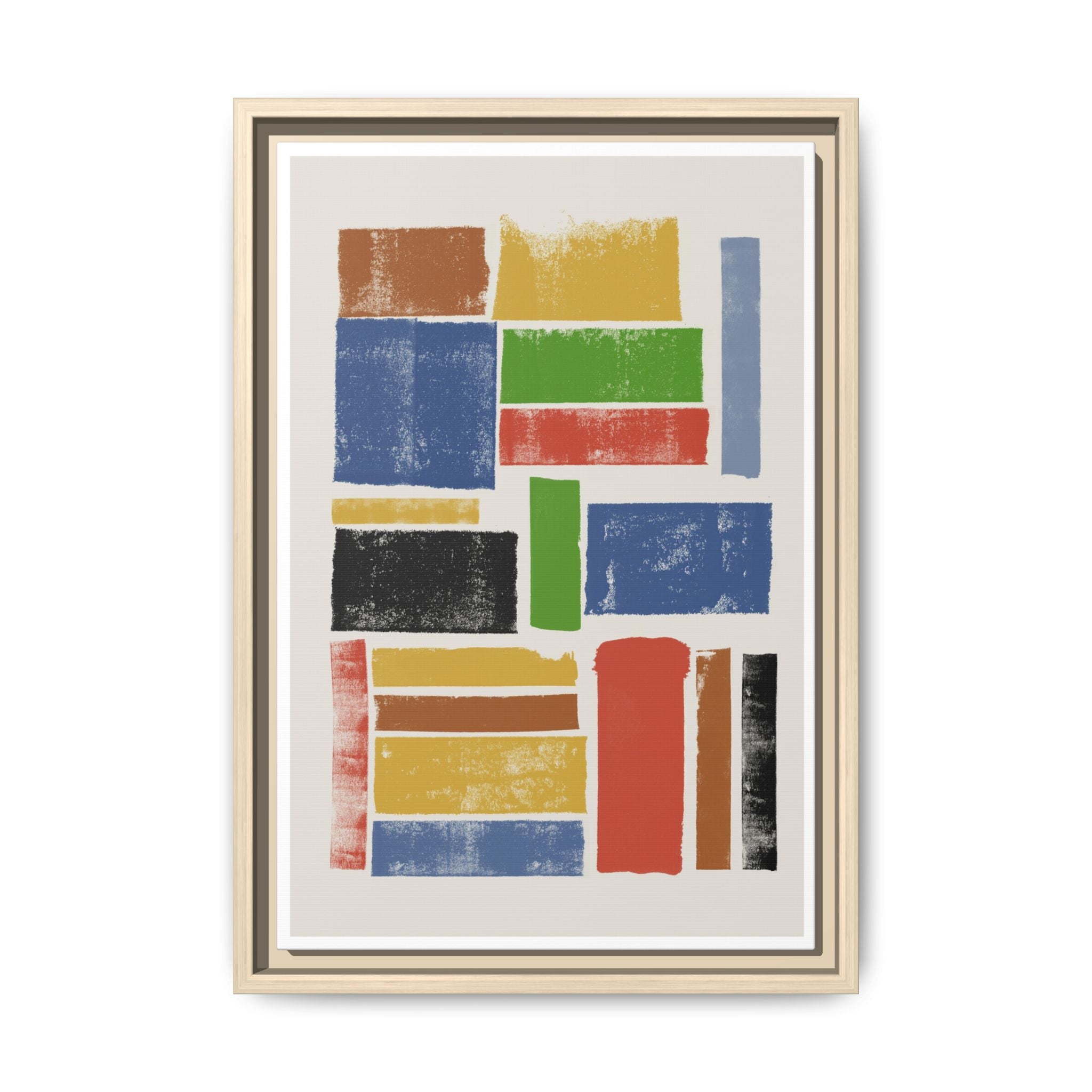 Playful Color Rhythm - Framed