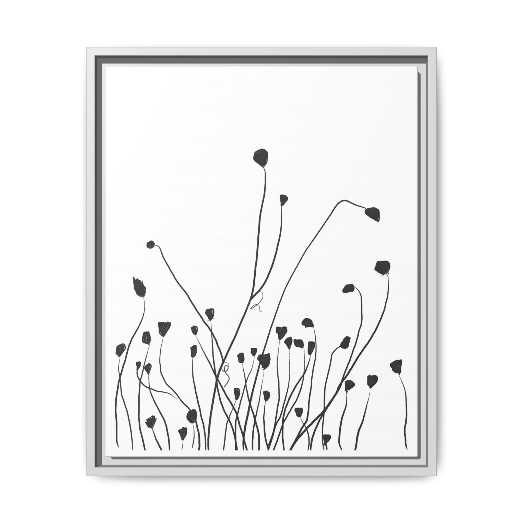 Silent Bloom Horizon - Framed
