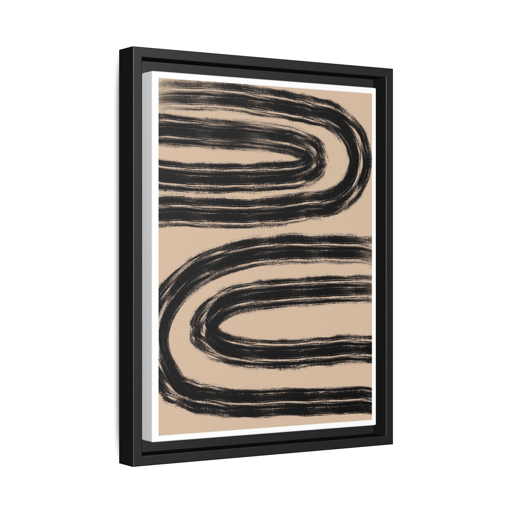 Midnight Current Echoes - Framed