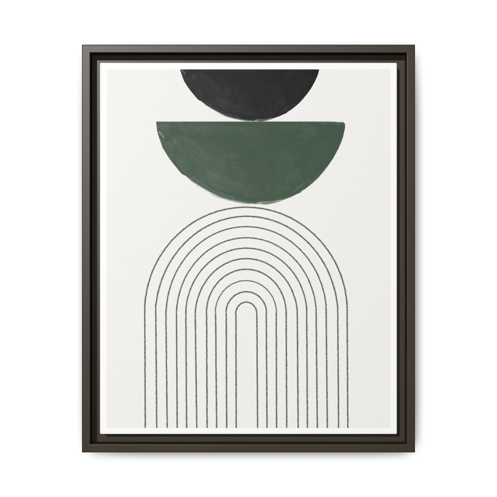 Emerald Arc Horizon - Framed