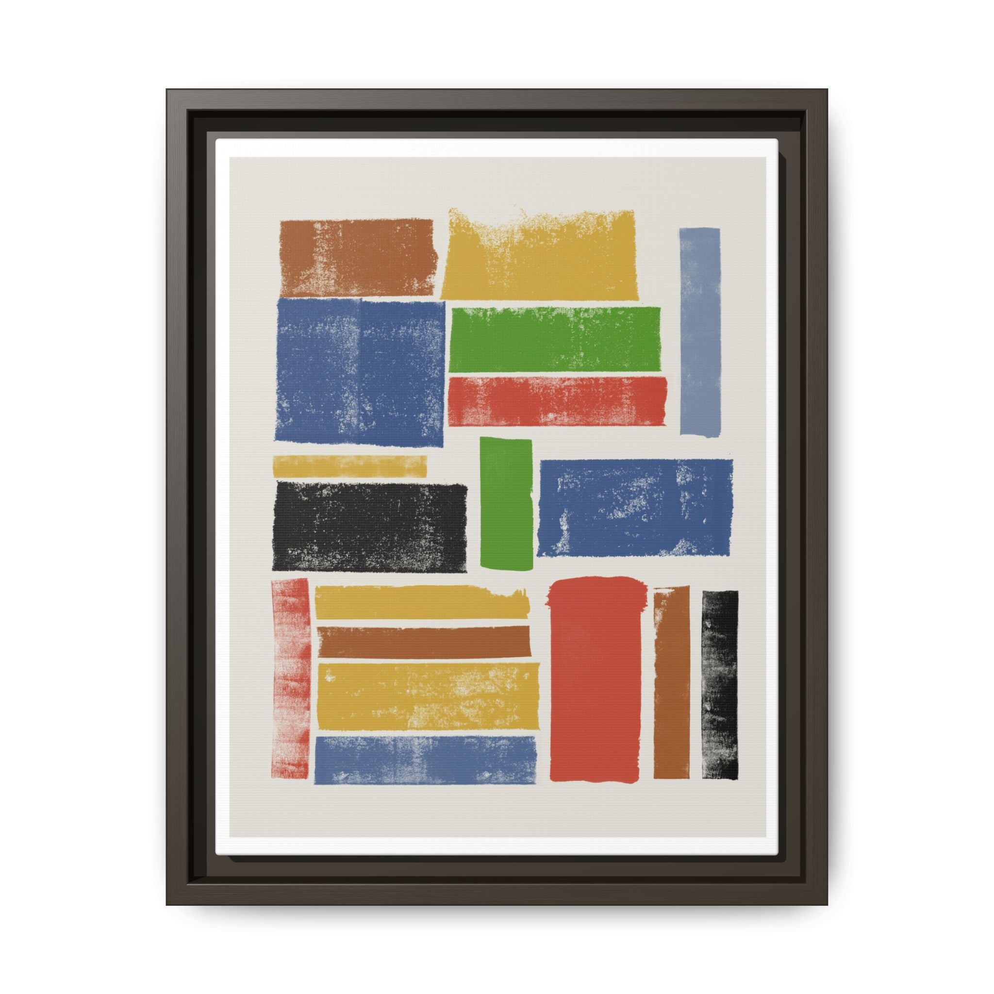 Playful Color Rhythm - Framed
