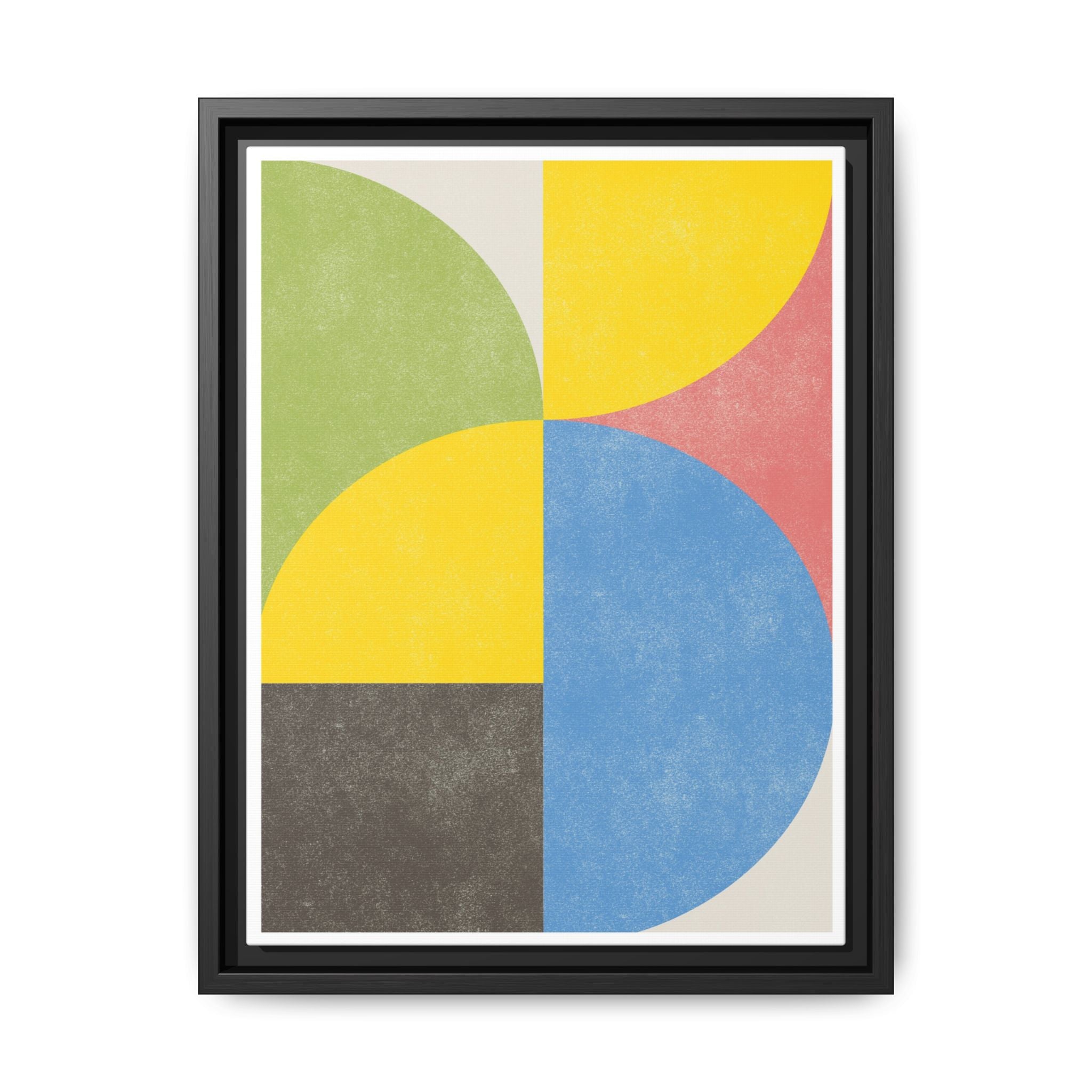 Pastel Orbit Rhythm - Framed