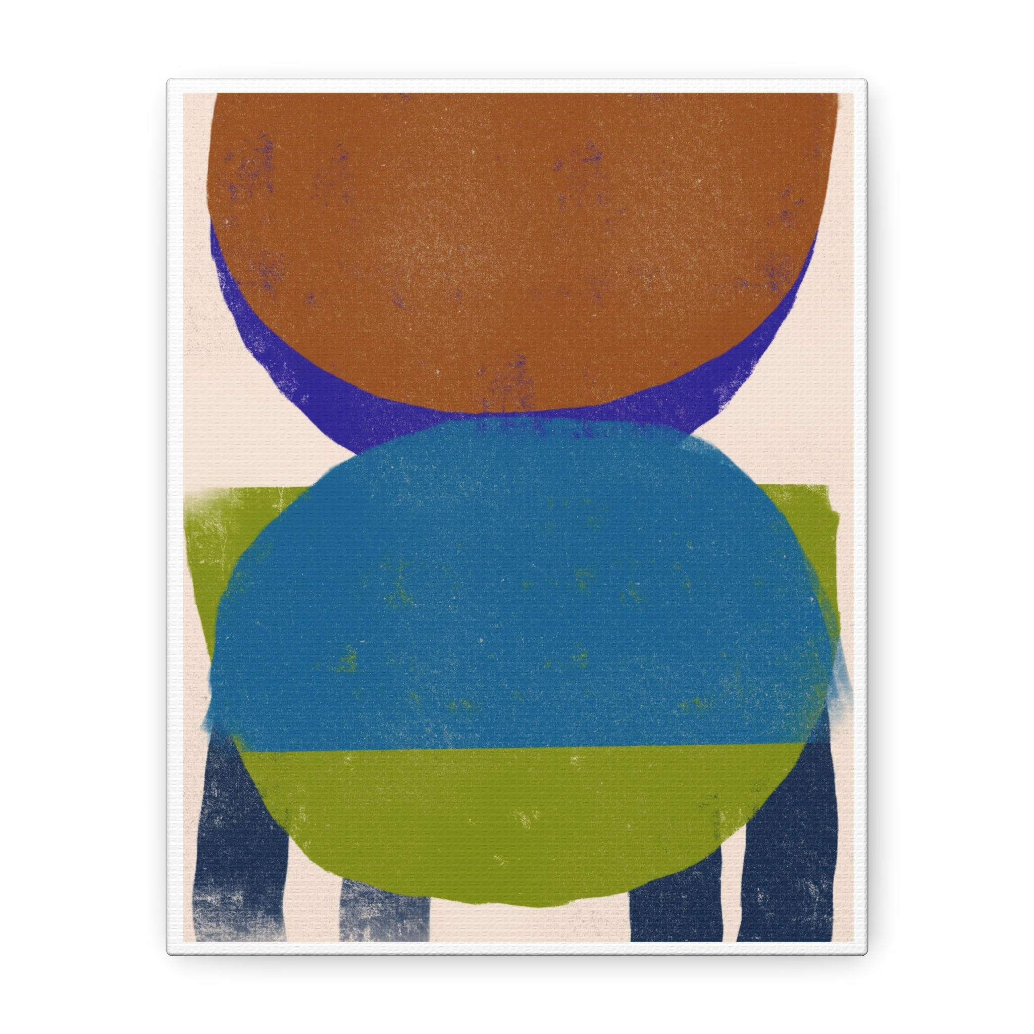 Azure Meadow Eclipse - Canvas