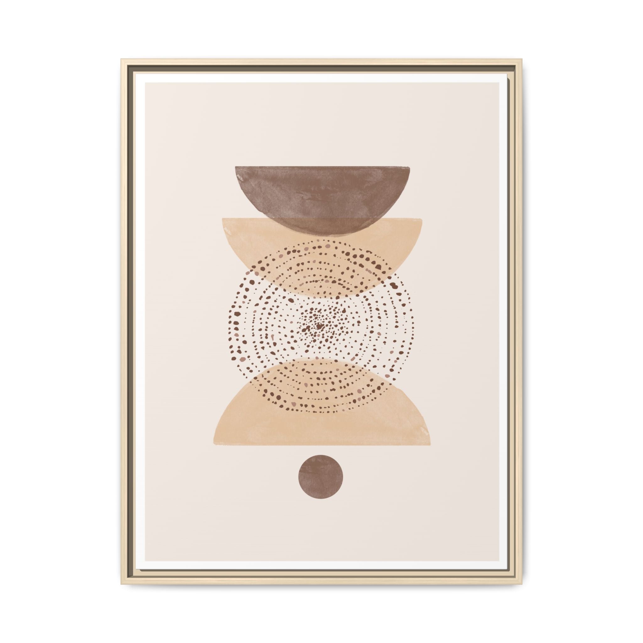 Terracotta Orbit Balance - Framed
