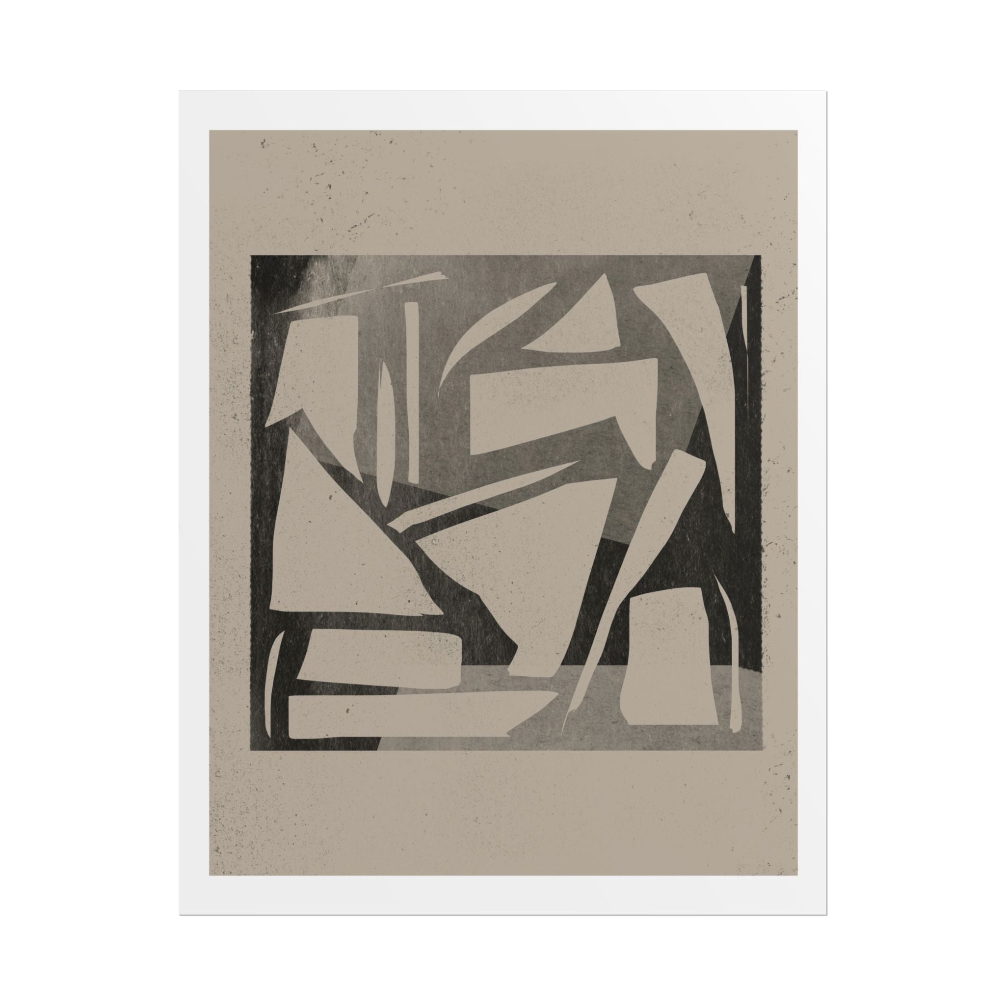Shadow Fragment Rhythm Study - Poster