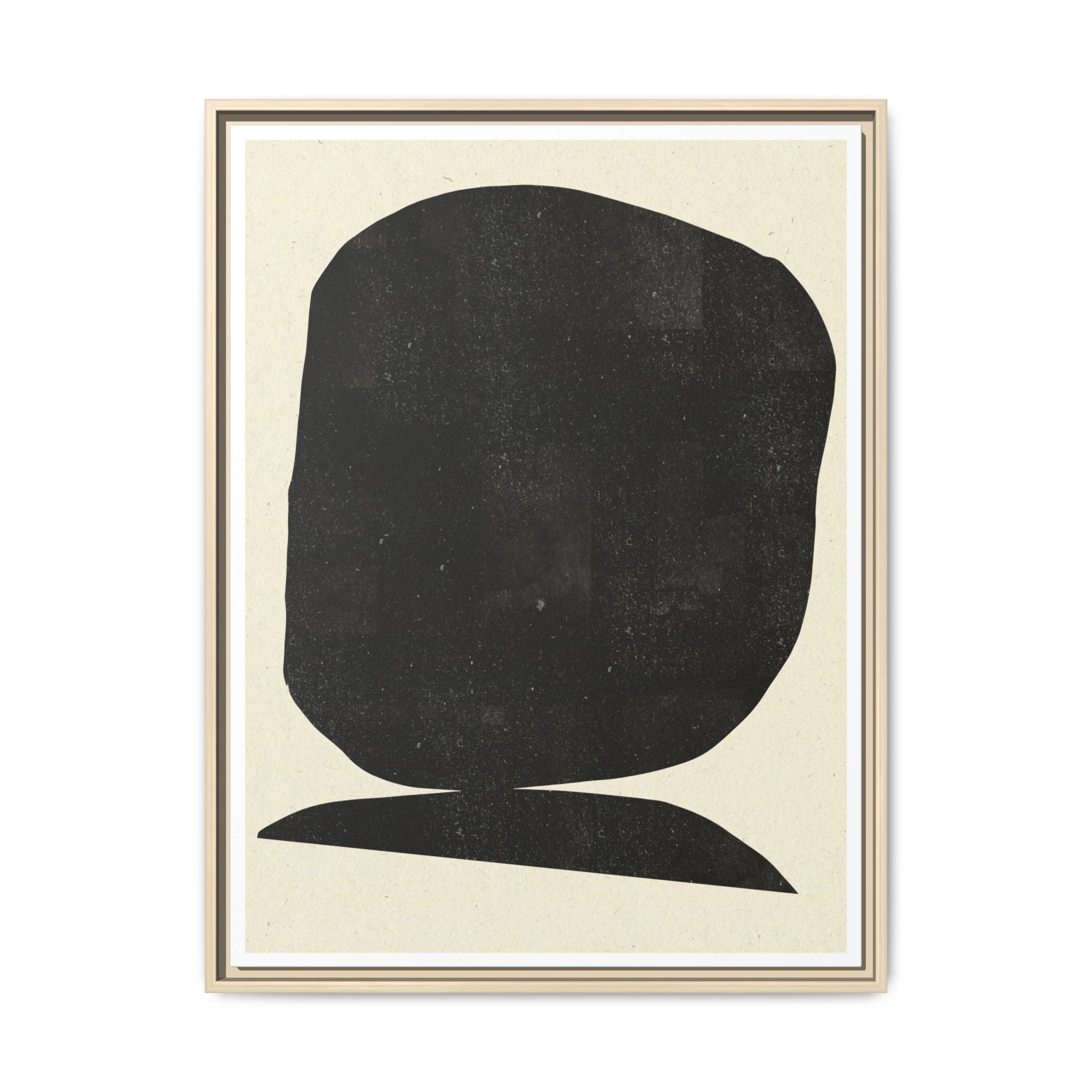 Midnight Monolith Whisper - Framed