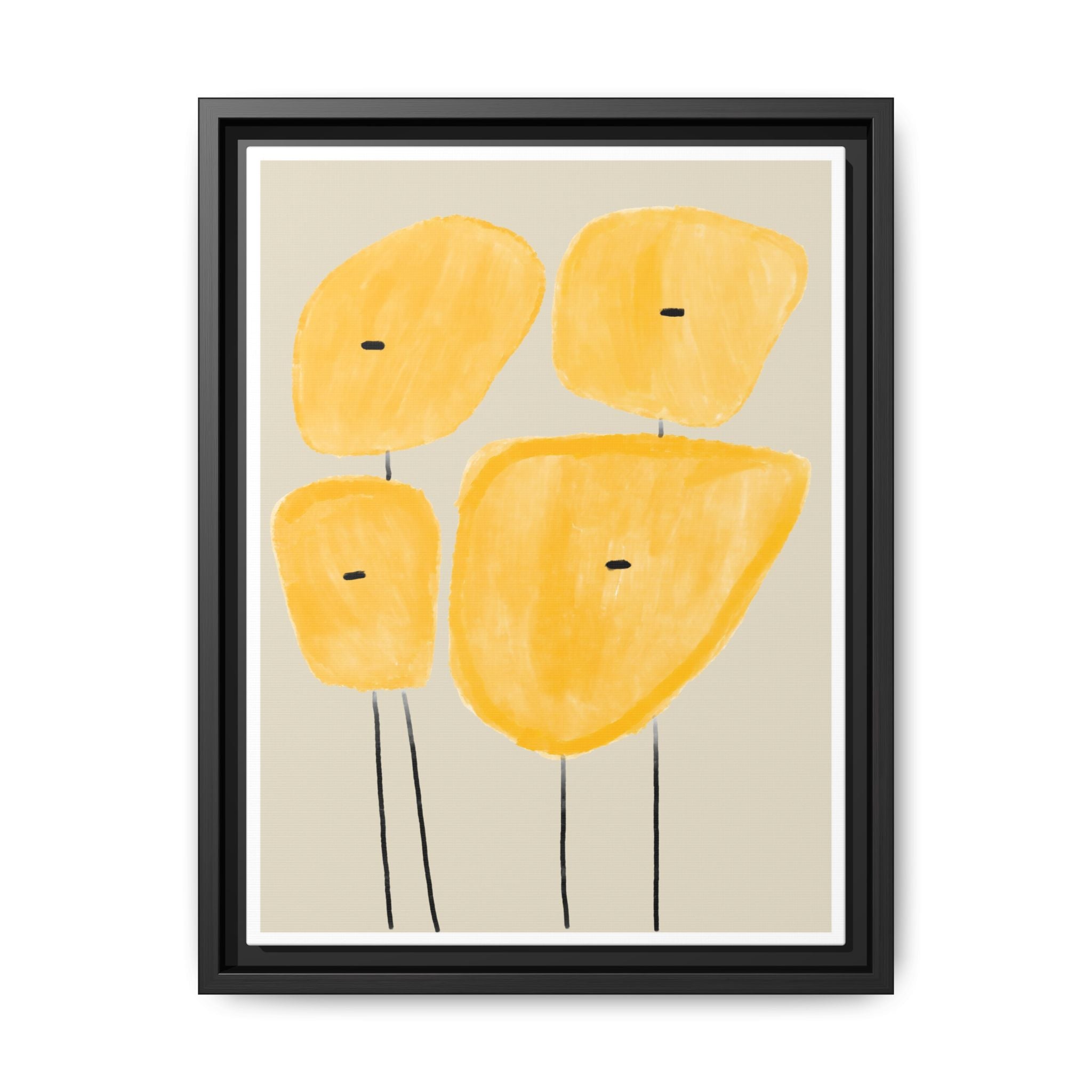 Golden Meadow Figures - Framed