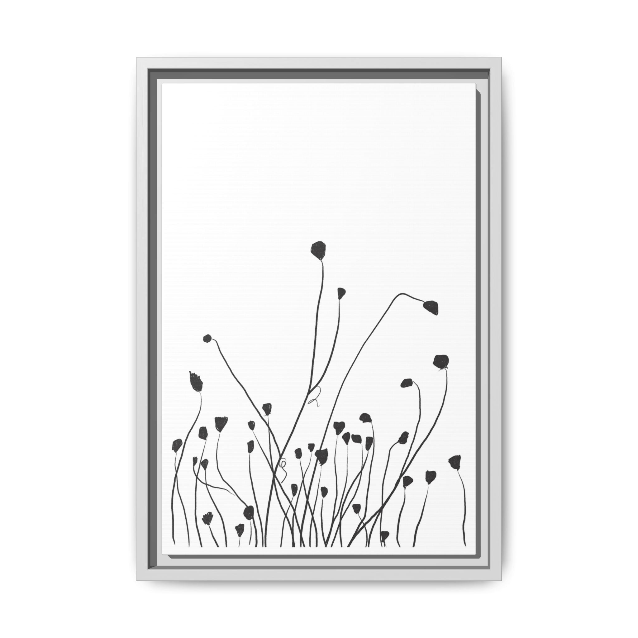Silent Bloom Horizon - Framed